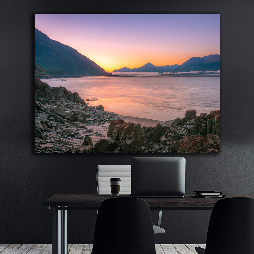 Peinture sur toile - Paysage marin