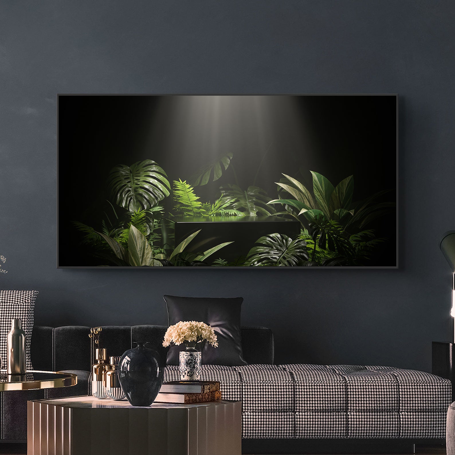 Tablou Canvas - Frunze în Umbră