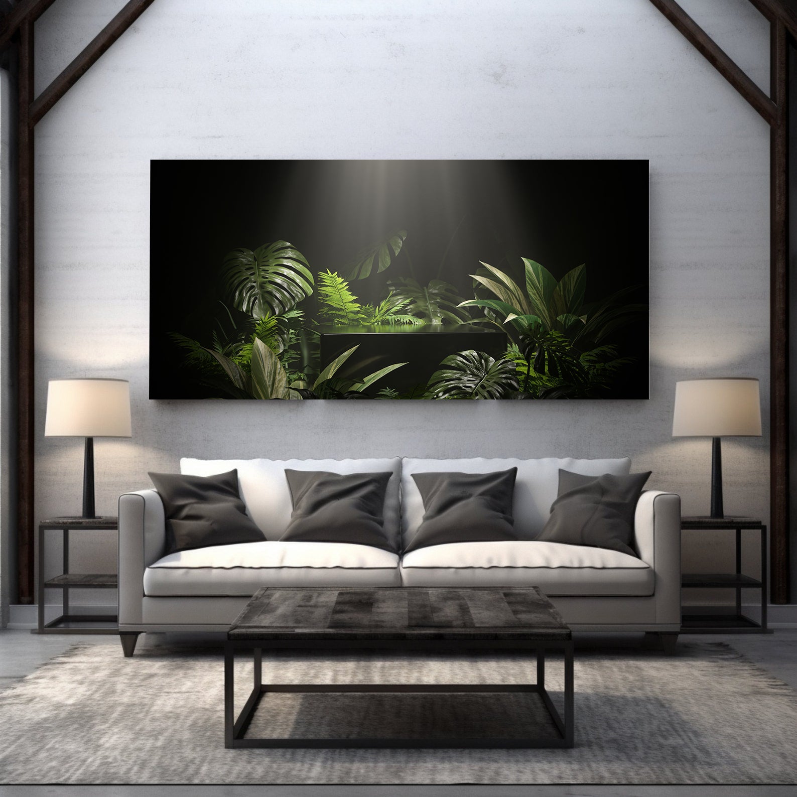 Tablou Canvas - Frunze în Umbră