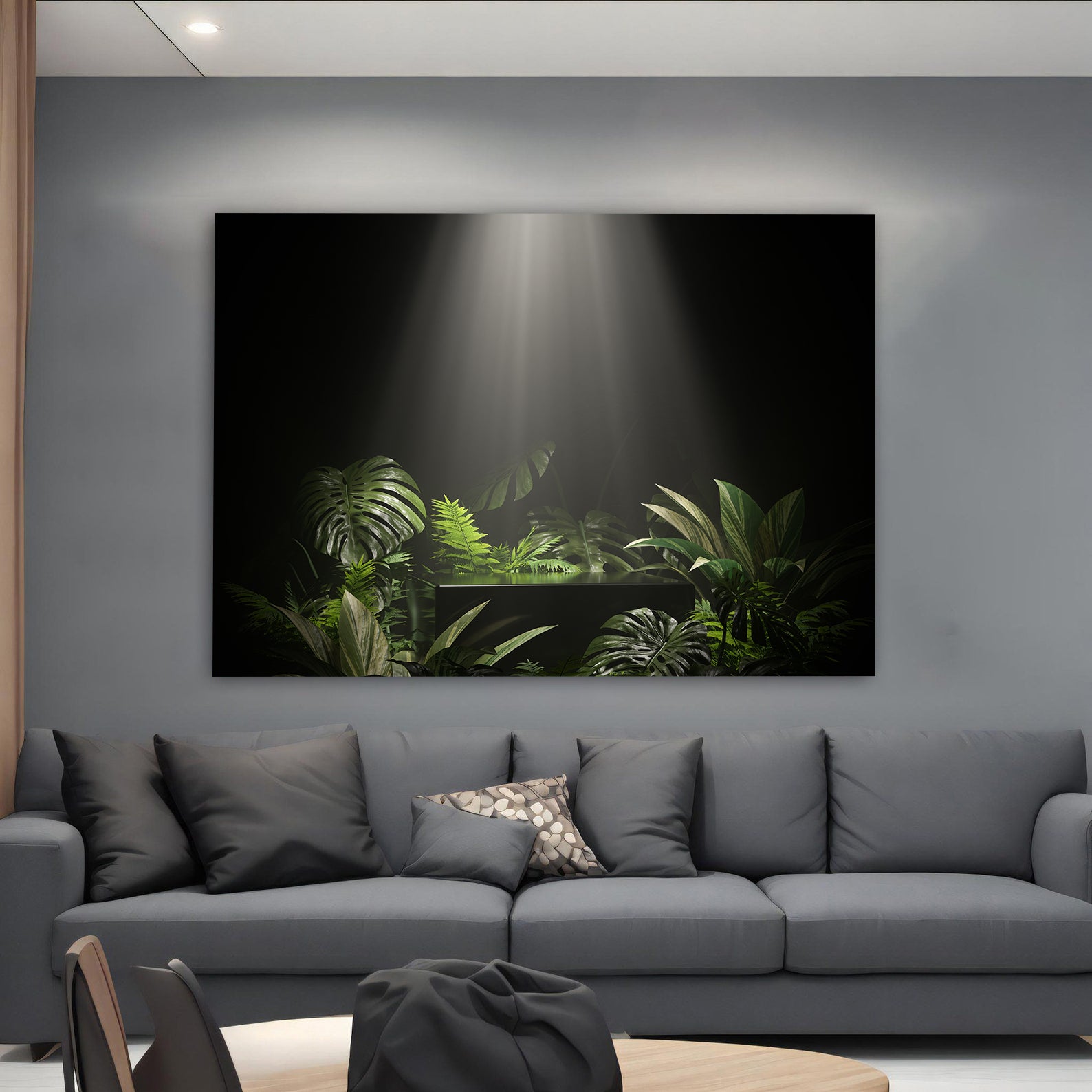 Tablou Canvas - Frunze în Umbră