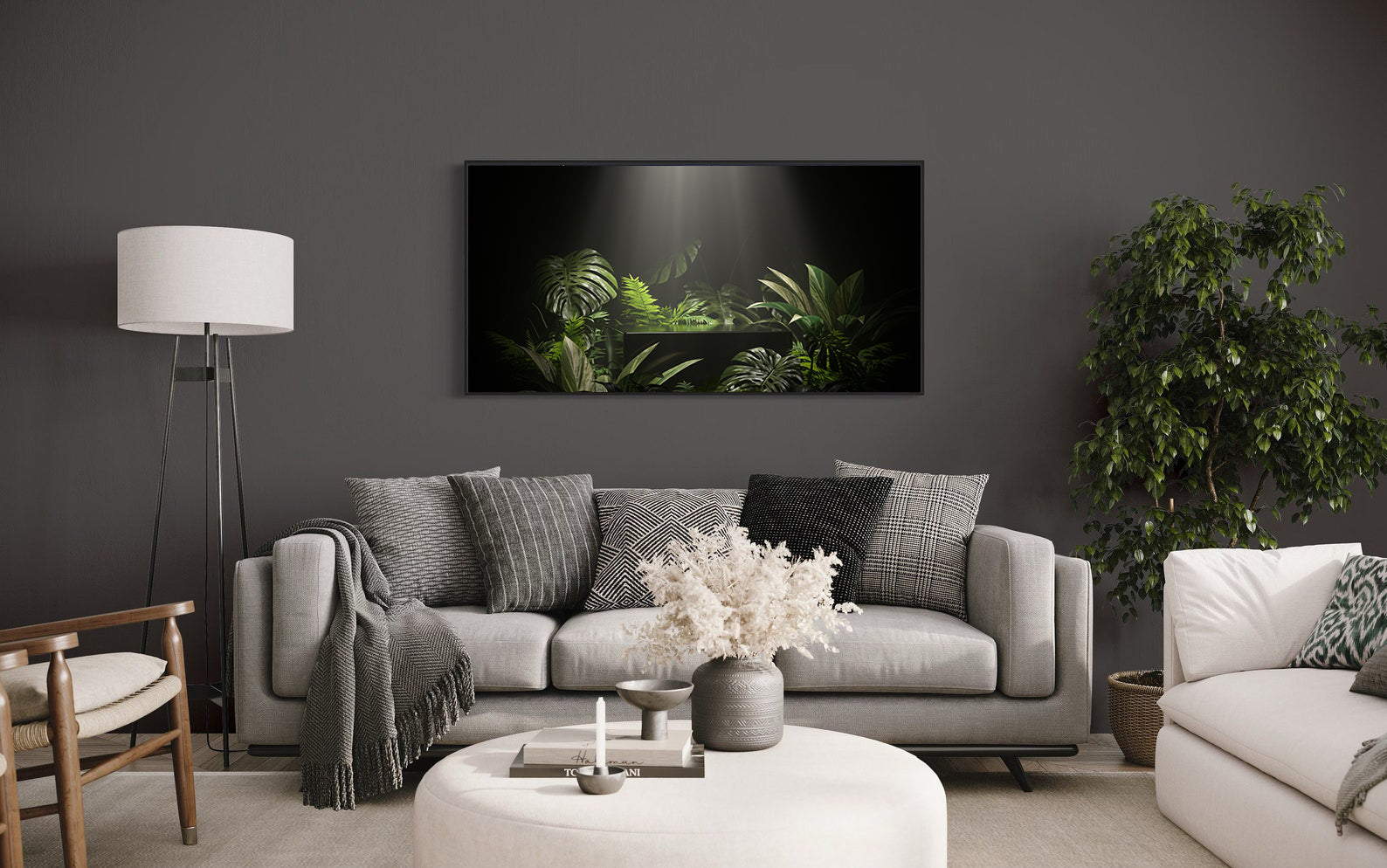 Tablou Canvas - Frunze în Umbră