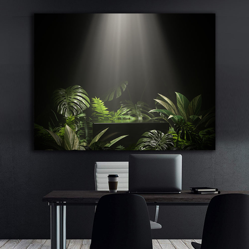 Tablou Canvas - Frunze în Umbră