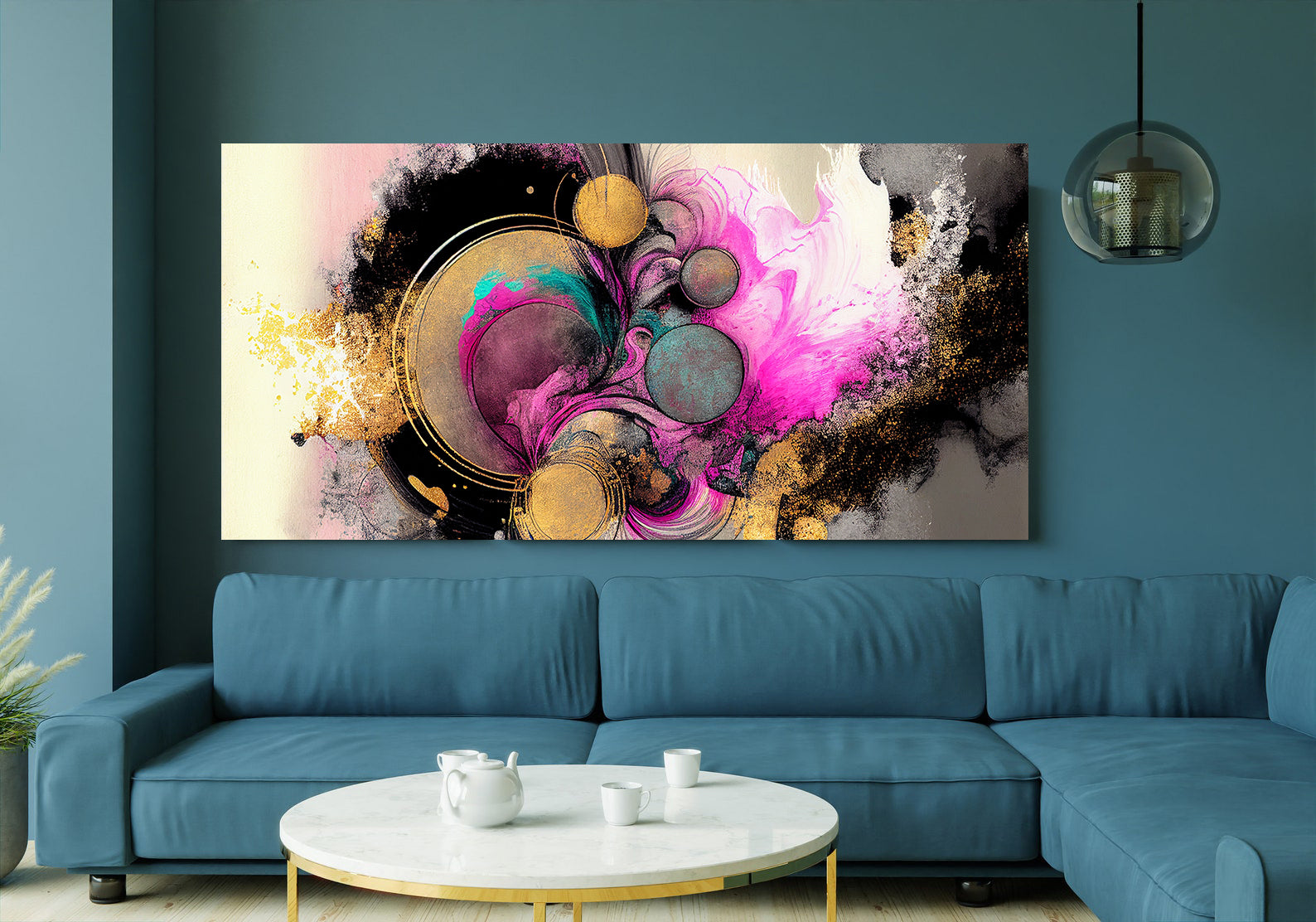 Peinture sur toile – Couleurs abstraites