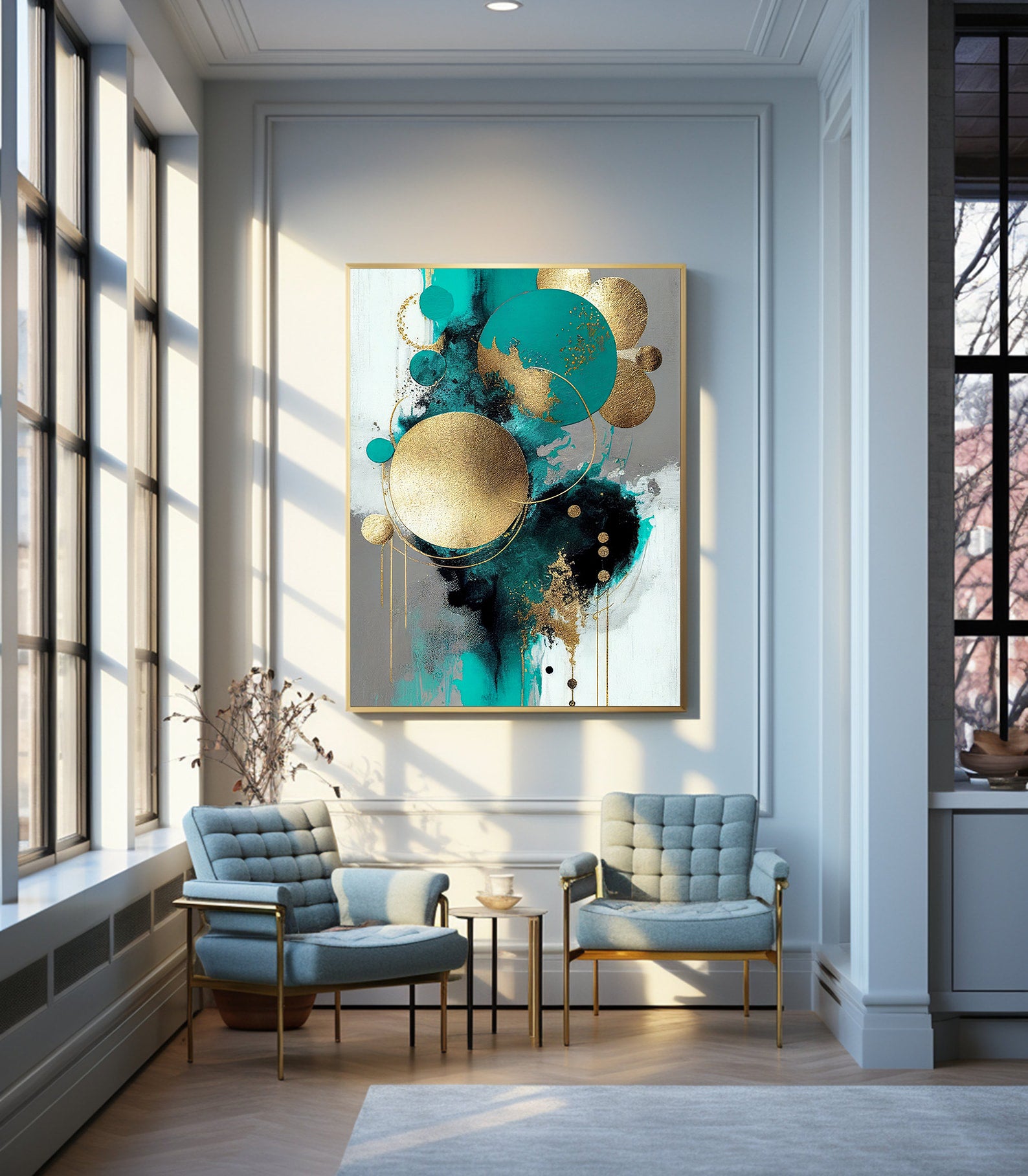 Tablou Canvas - Modern Circles Art