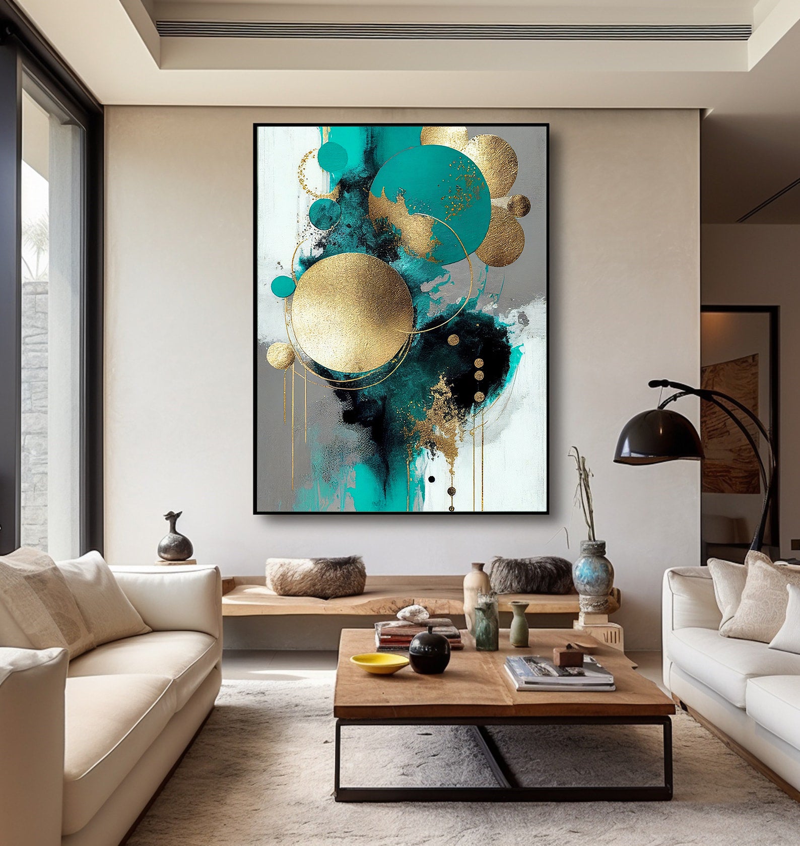 Tablou Canvas - Modern Circles Art