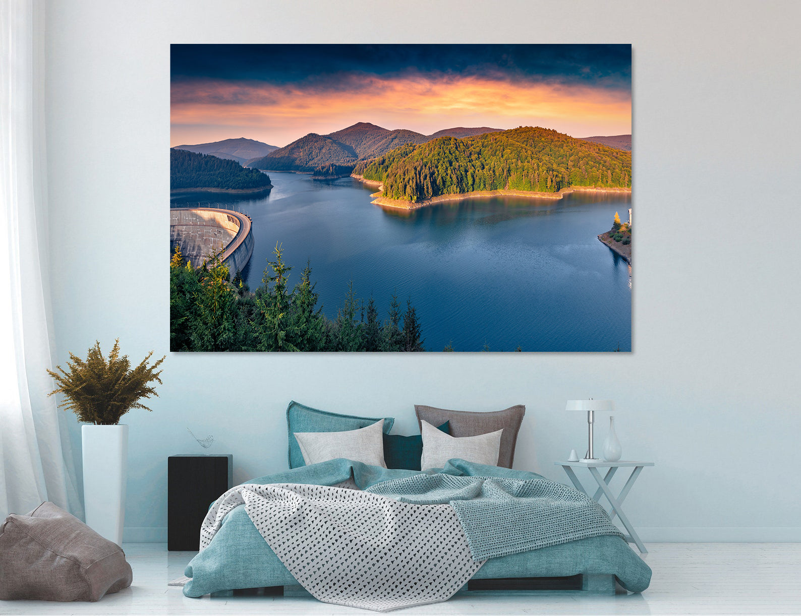 Tablou Canvas - Barajul Oașa