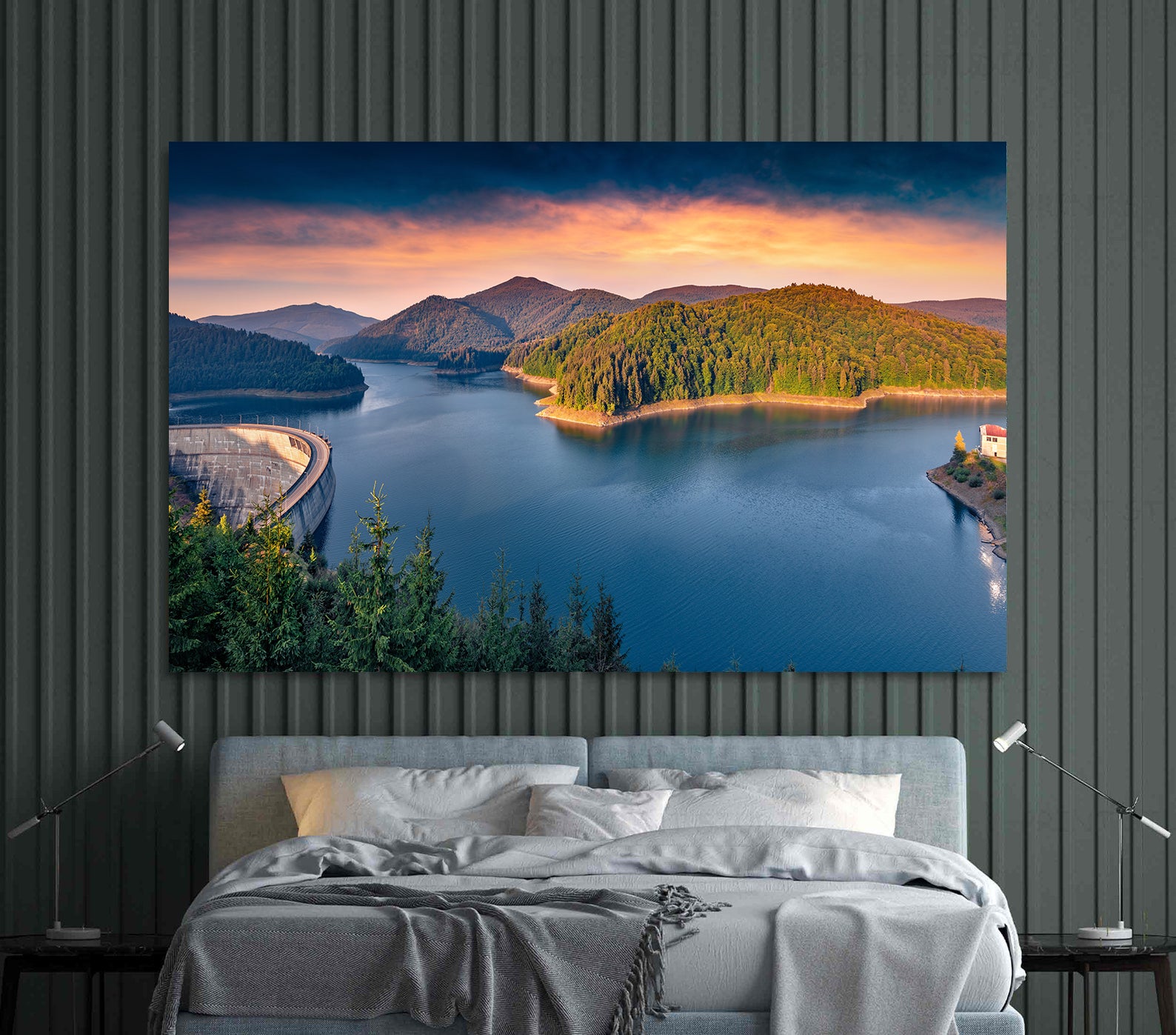 Tablou Canvas - Barajul Oașa