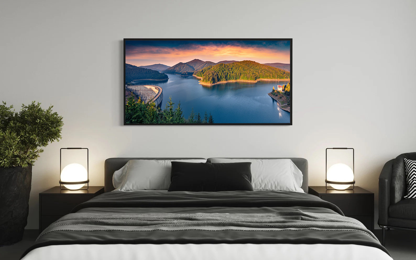 Tablou Canvas - Barajul Oașa