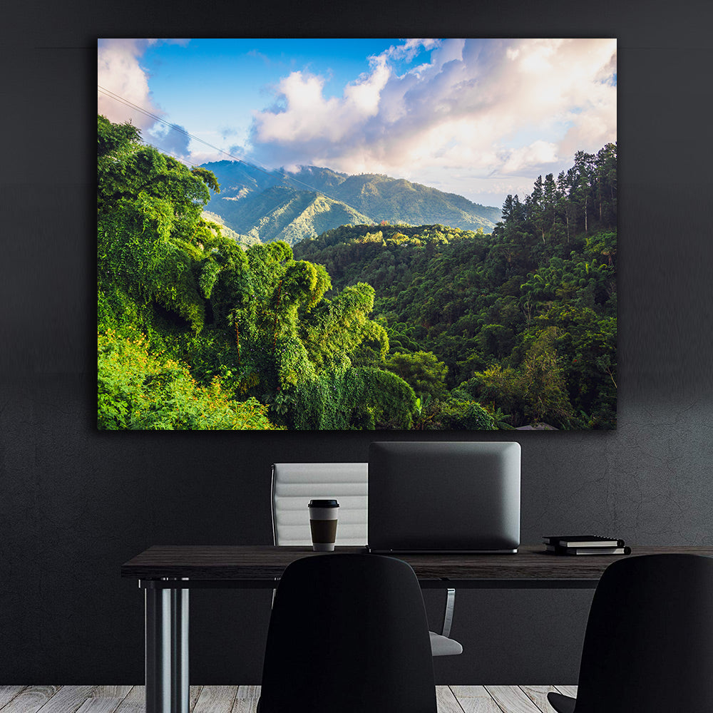 Peinture sur toile - Paysage de la Jamaïque