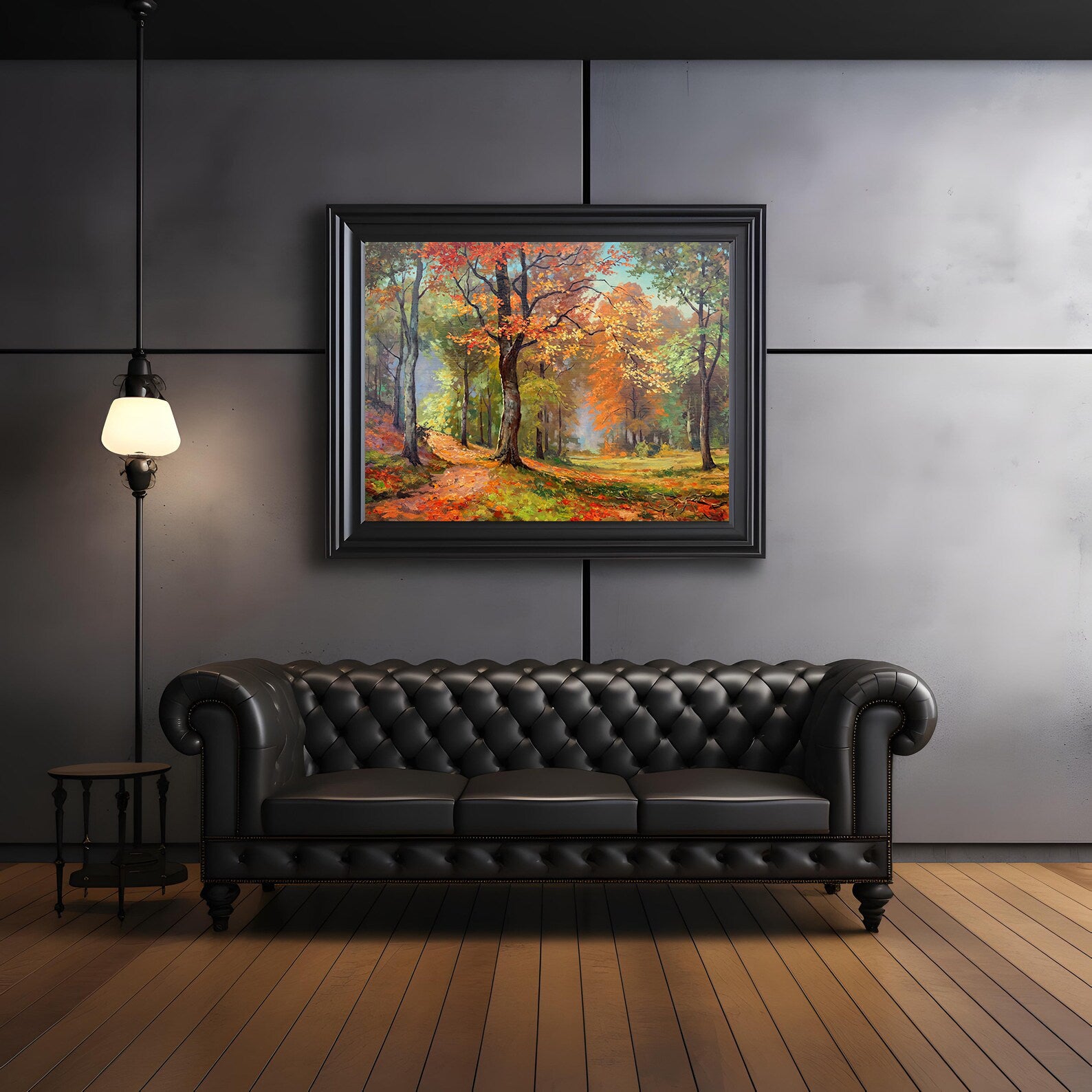 Tablou Canvas - Toamna în Pădure Peisaj