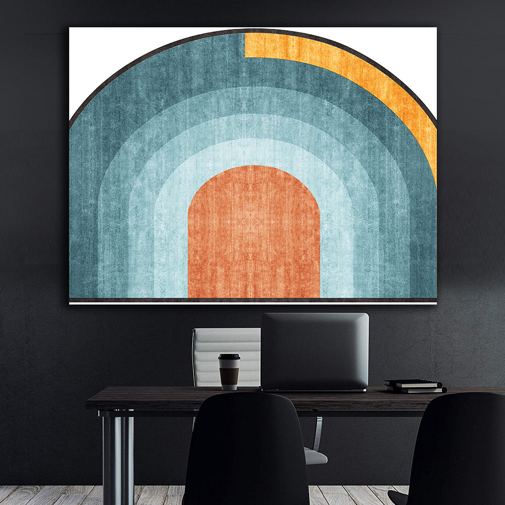 Tablou Canvas - Linii în Curcubeu