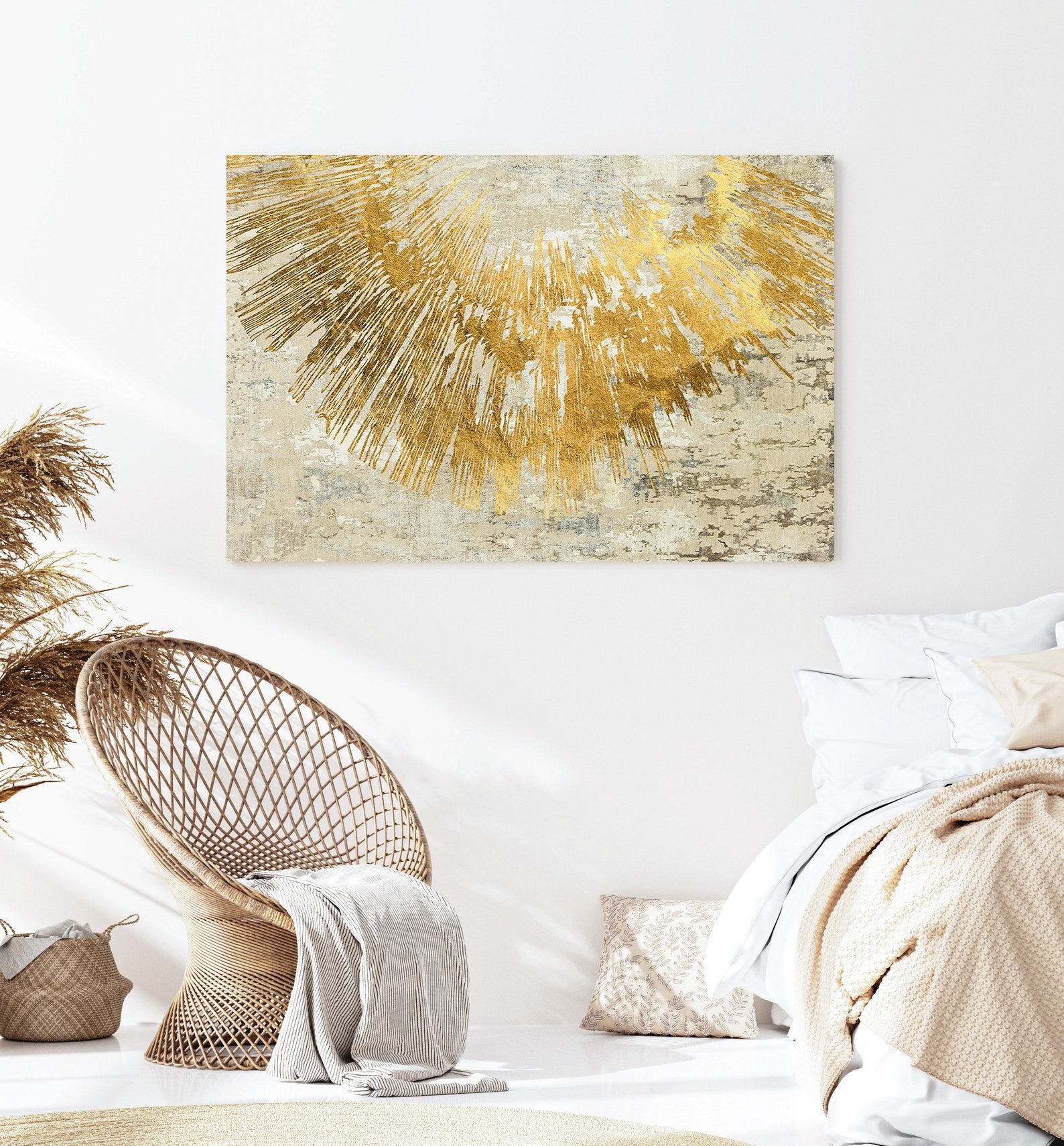 Tablou Canvas - Abstract Auriu