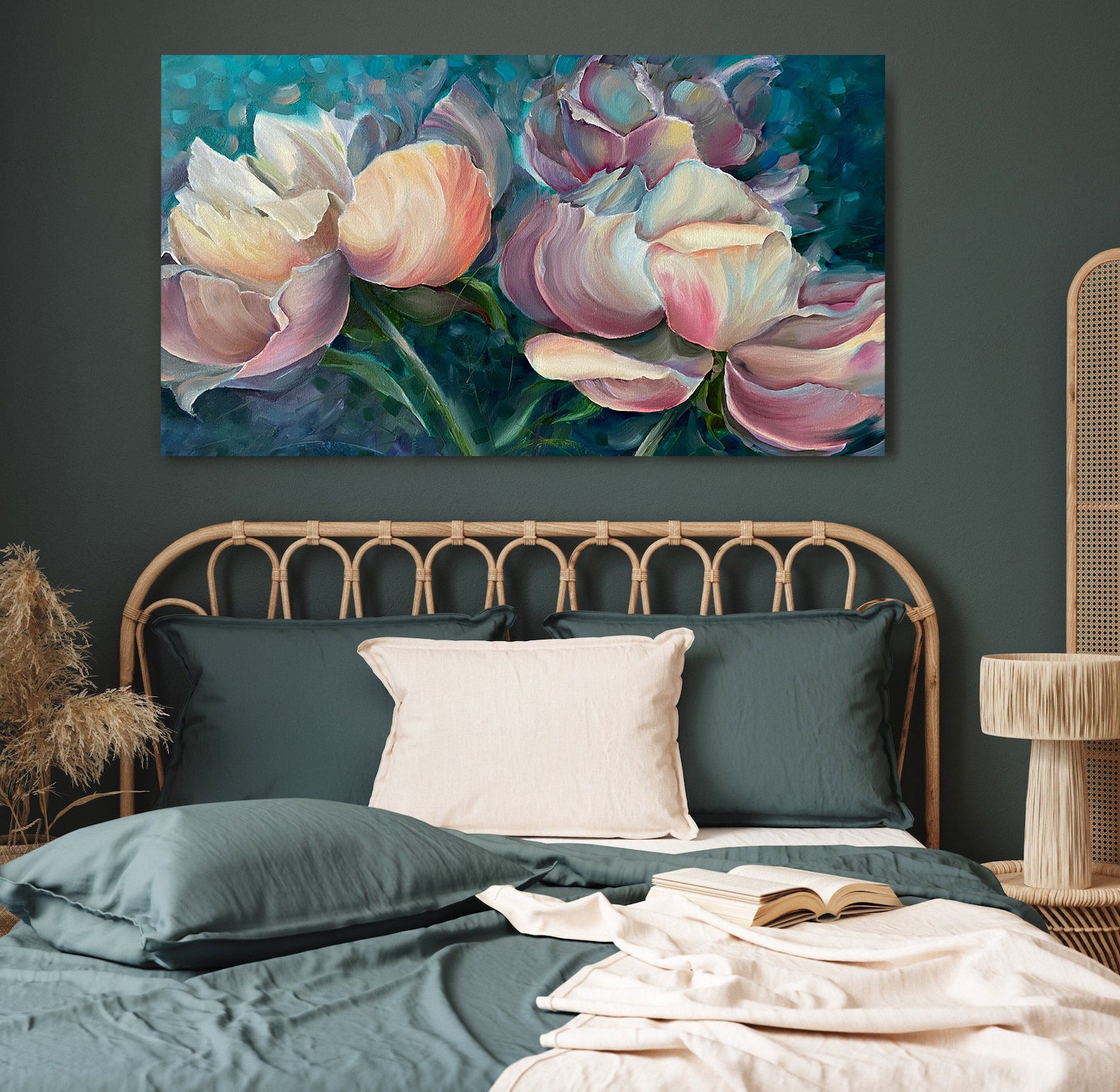 Tablou Canvas - Flori Roz