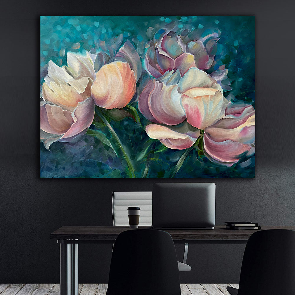 Tablou Canvas - Flori Roz