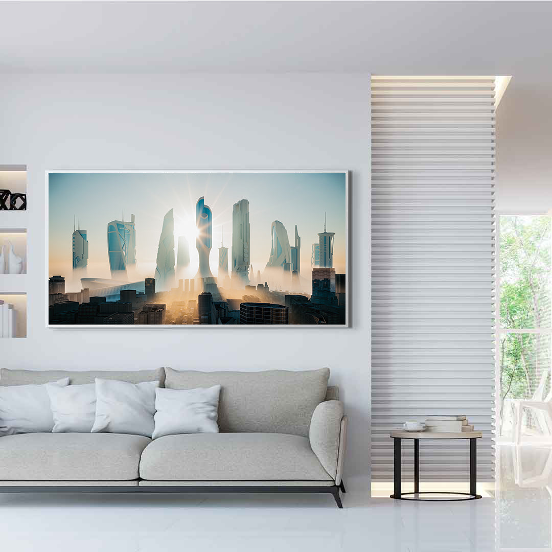 Peinture sur toile - Future-City