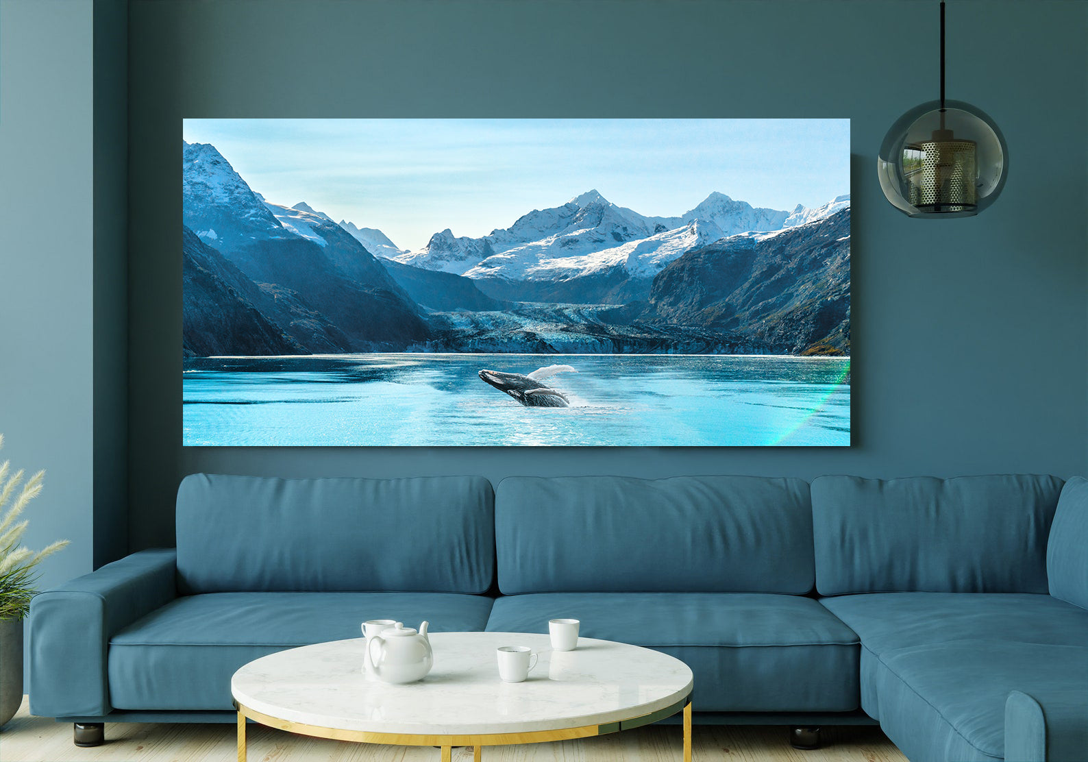 Tablou Canvas - Balenă în Ocean