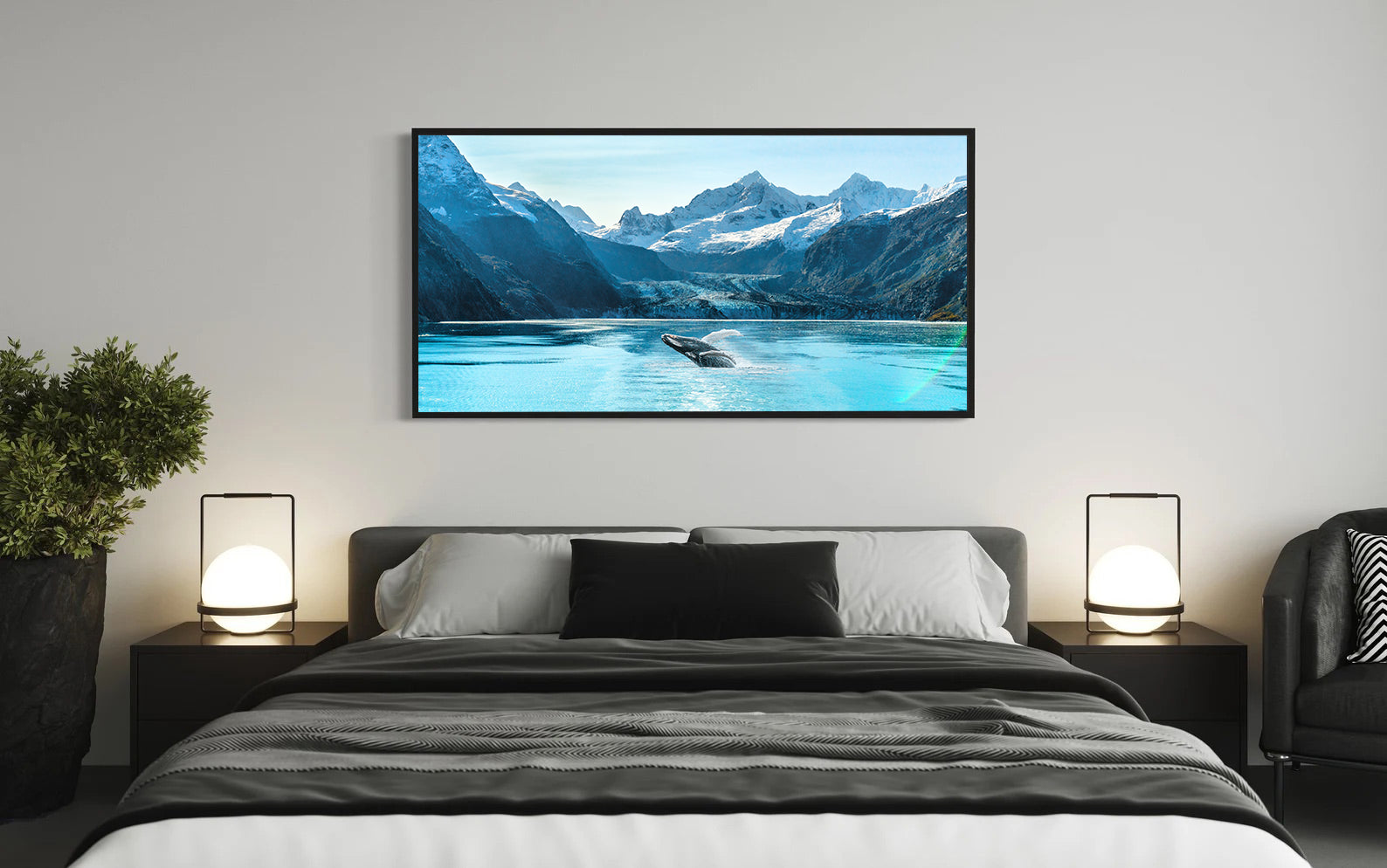 Tablou Canvas - Balenă în Ocean