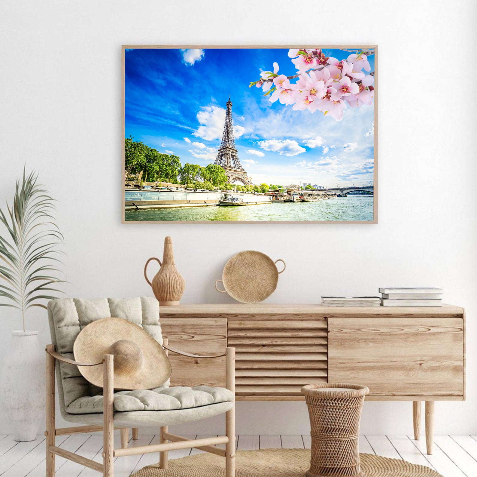 Tableau sur toile - Journée ensoleillée à Paris