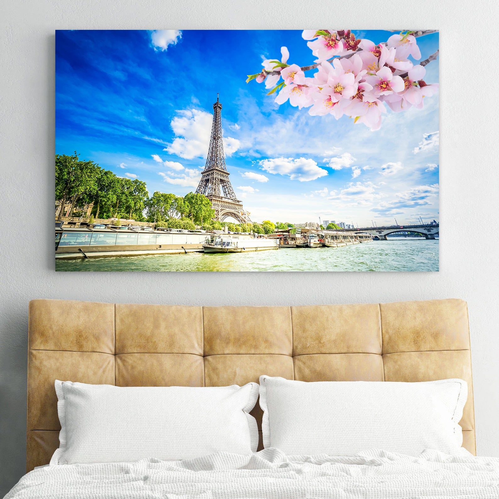 Tableau sur toile - Journée ensoleillée à Paris