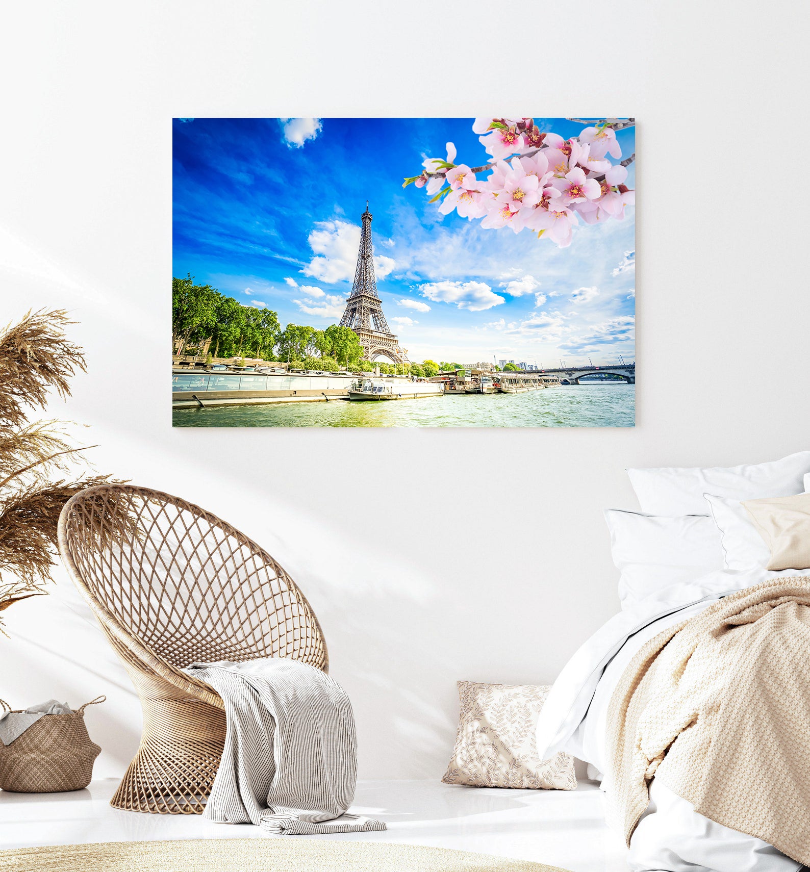 Tableau sur toile - Journée ensoleillée à Paris