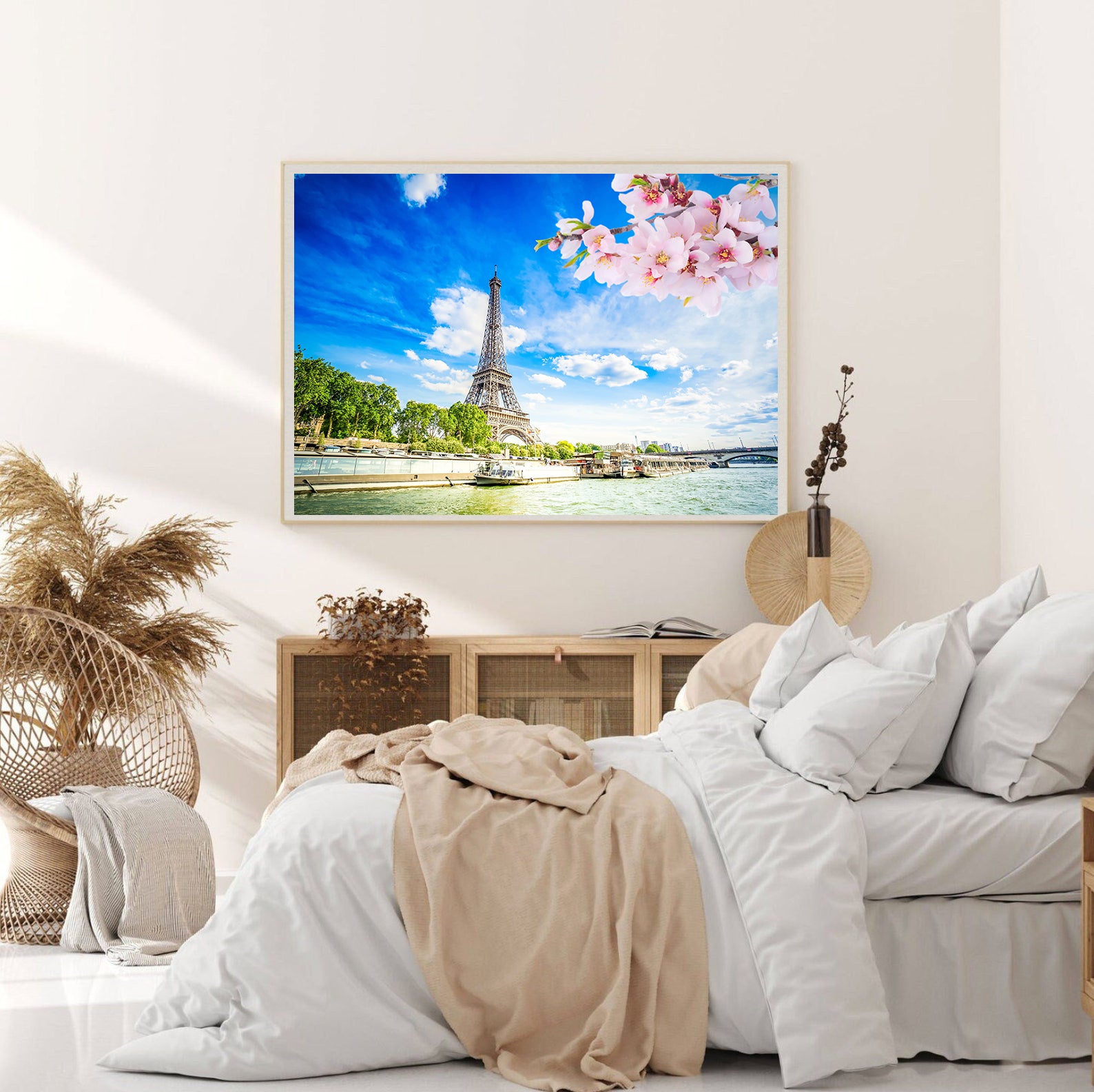 Tableau sur toile - Journée ensoleillée à Paris