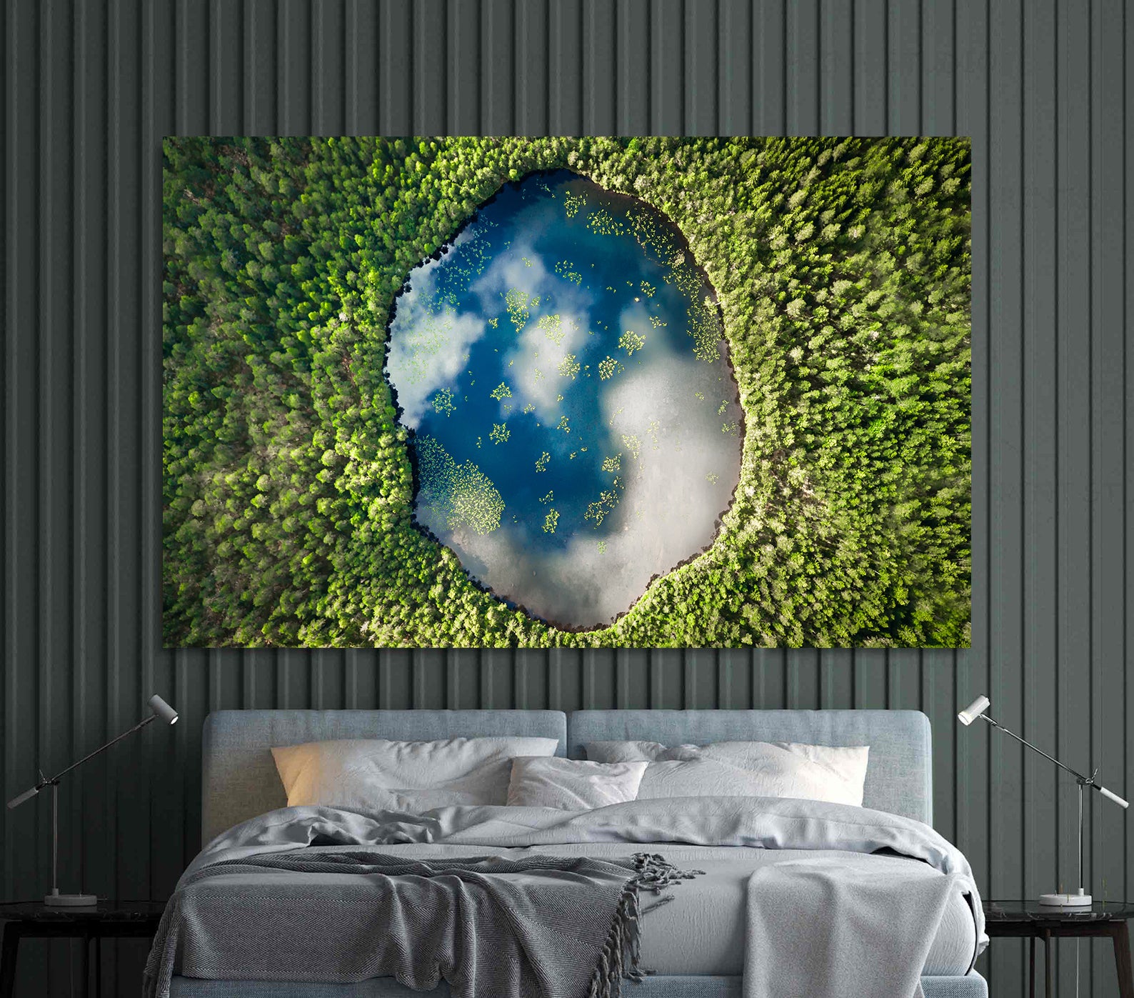 Peinture sur toile - Terre