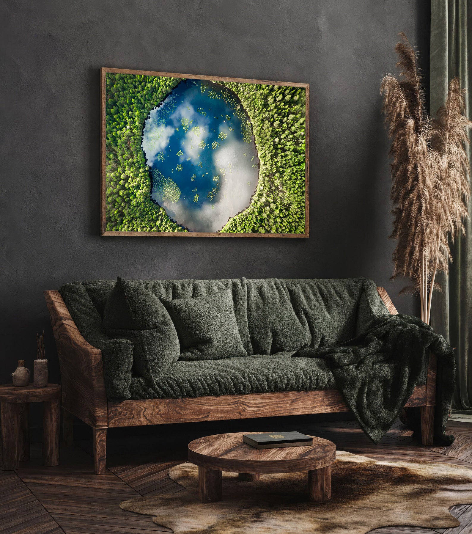 Peinture sur toile - Terre