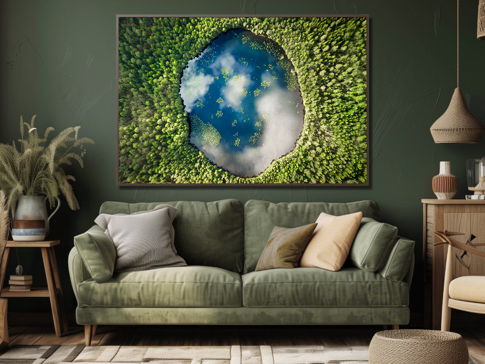 Peinture sur toile - Terre