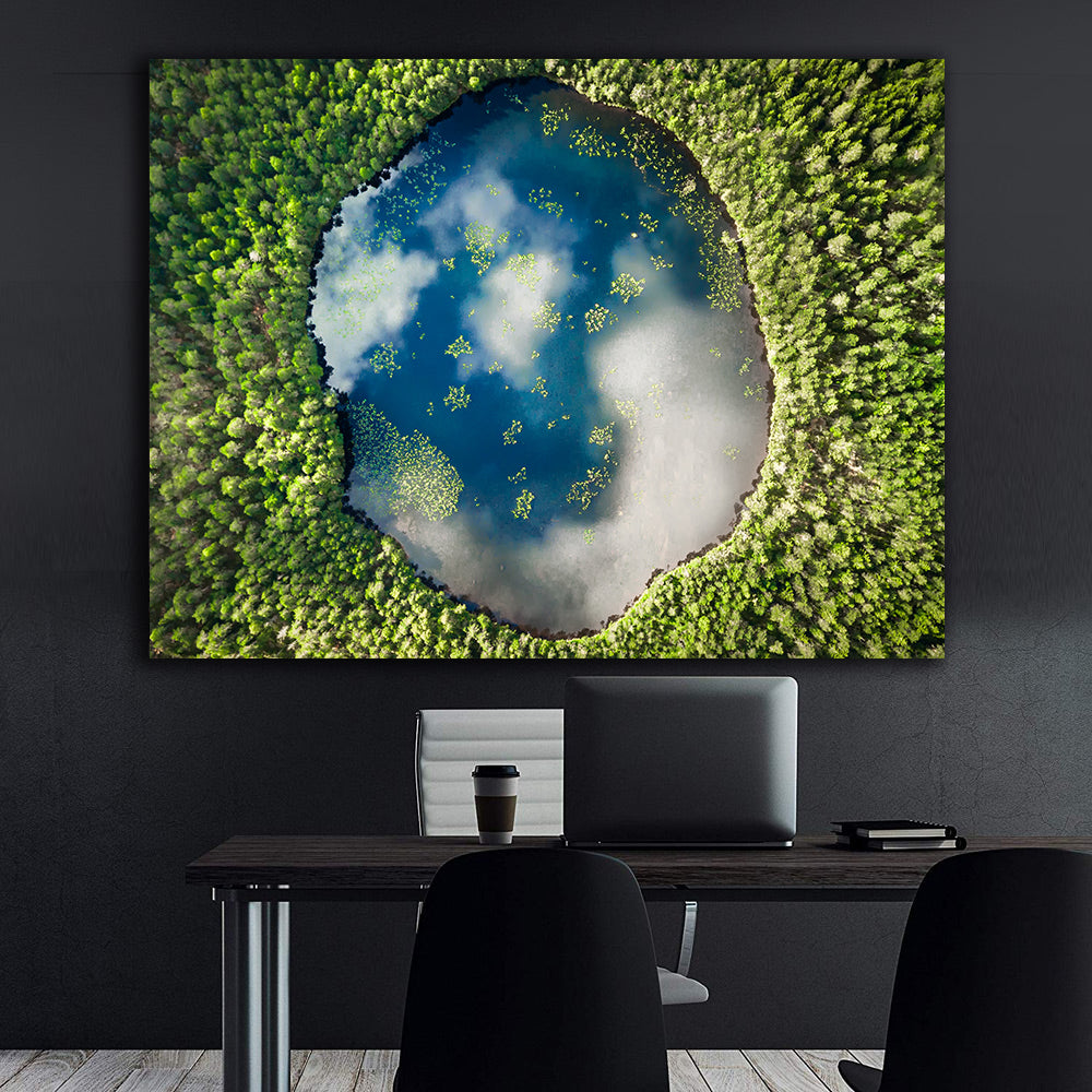 Peinture sur toile - Terre