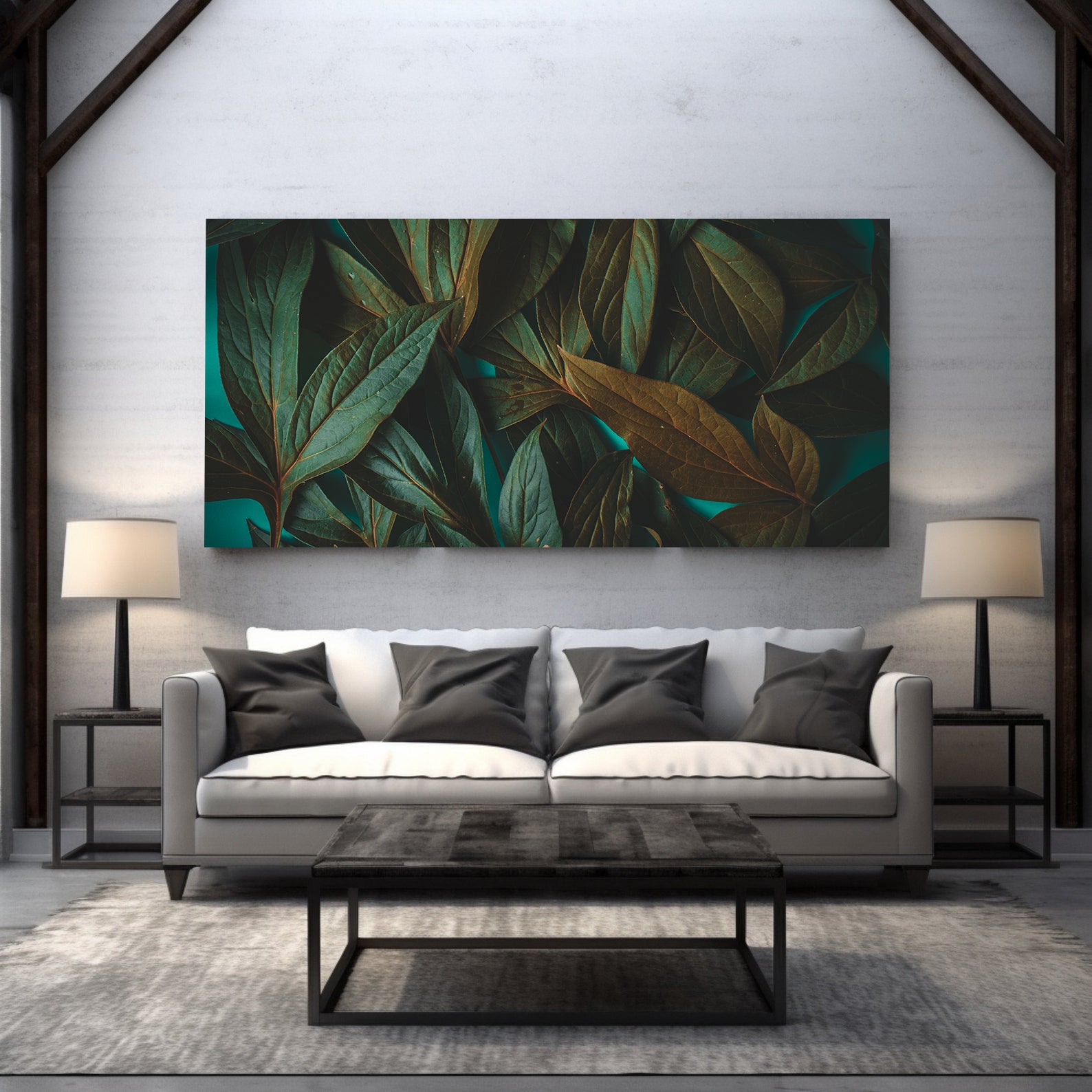 Tablou Canvas - Frunze Verzi