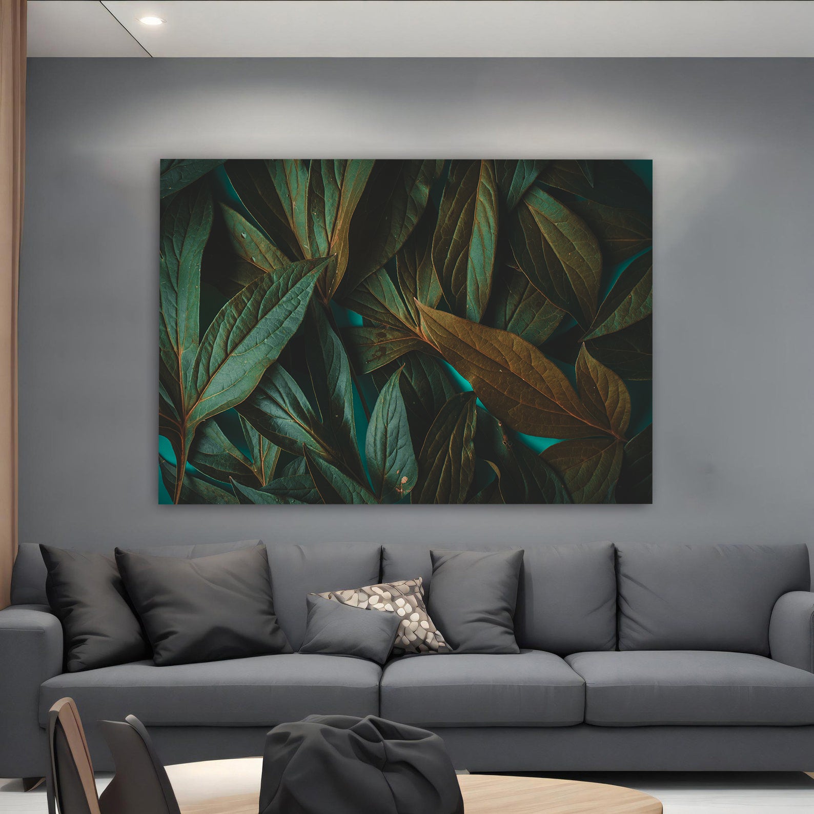 Tablou Canvas - Frunze Verzi