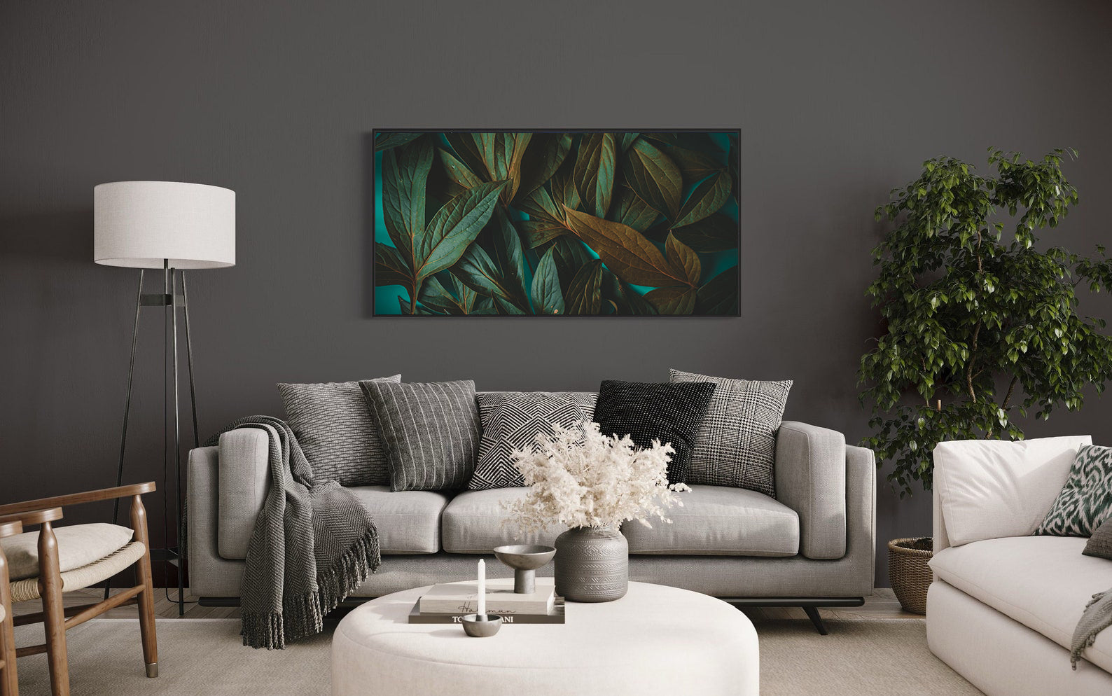 Tablou Canvas - Frunze Verzi