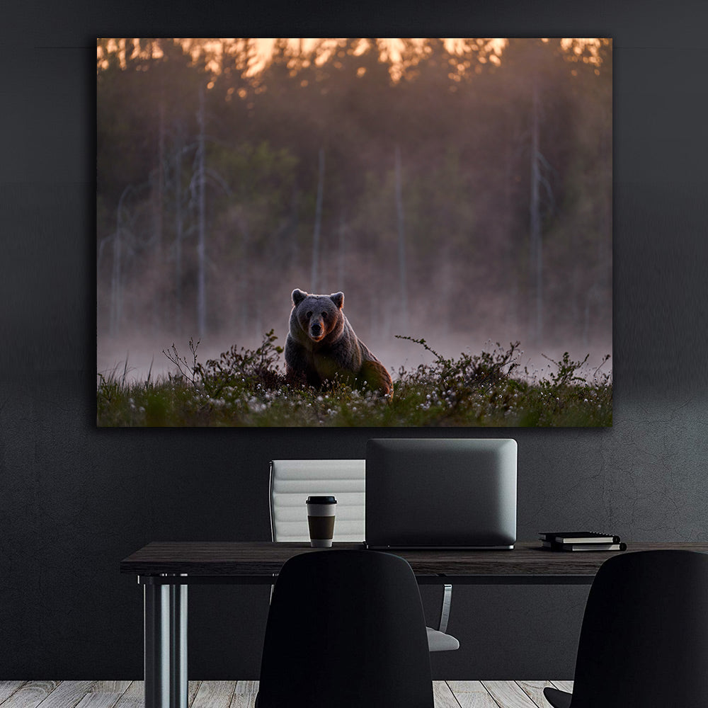 Tablou Canvas - Urs în Pădure