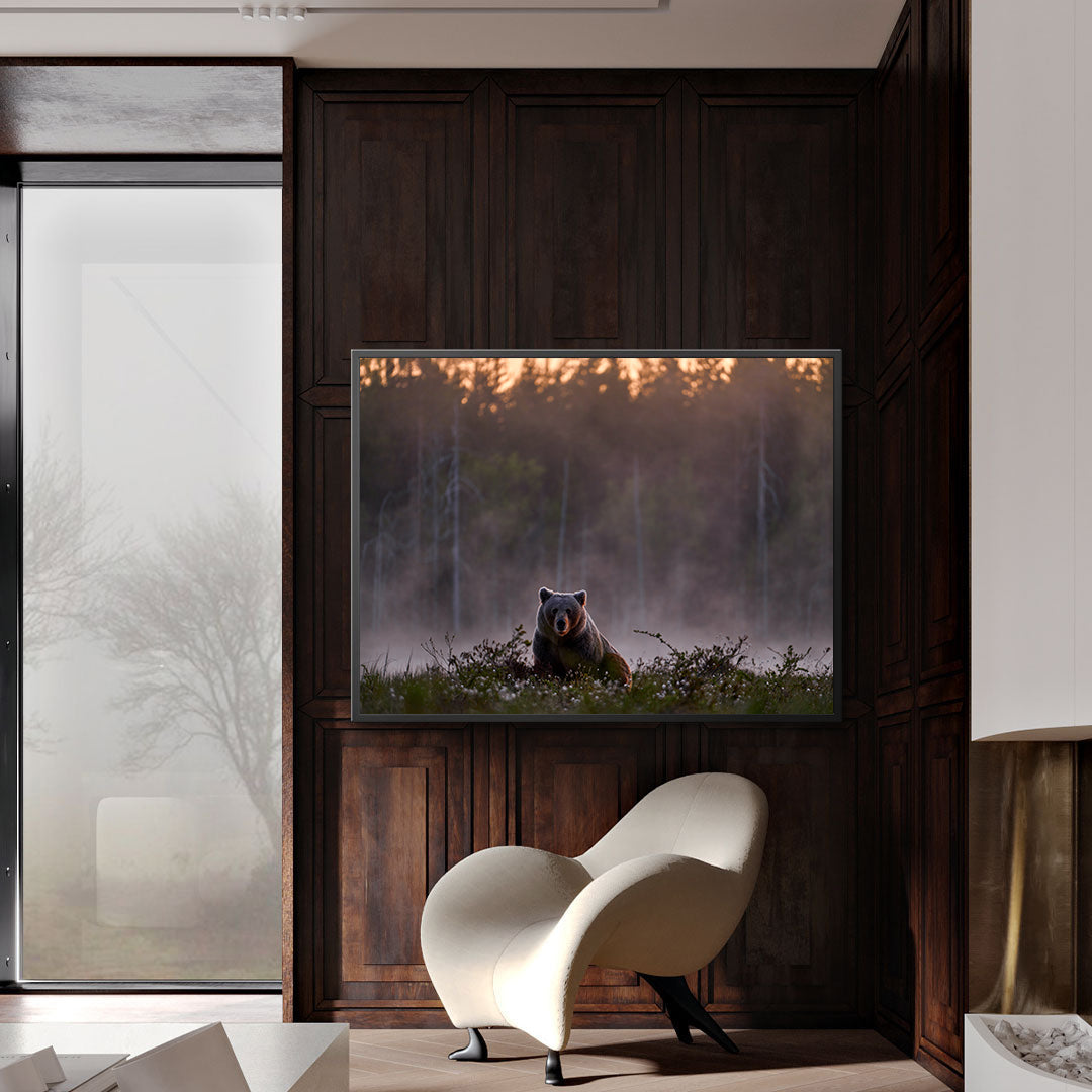 Peinture sur toile – Ours dans la forêt