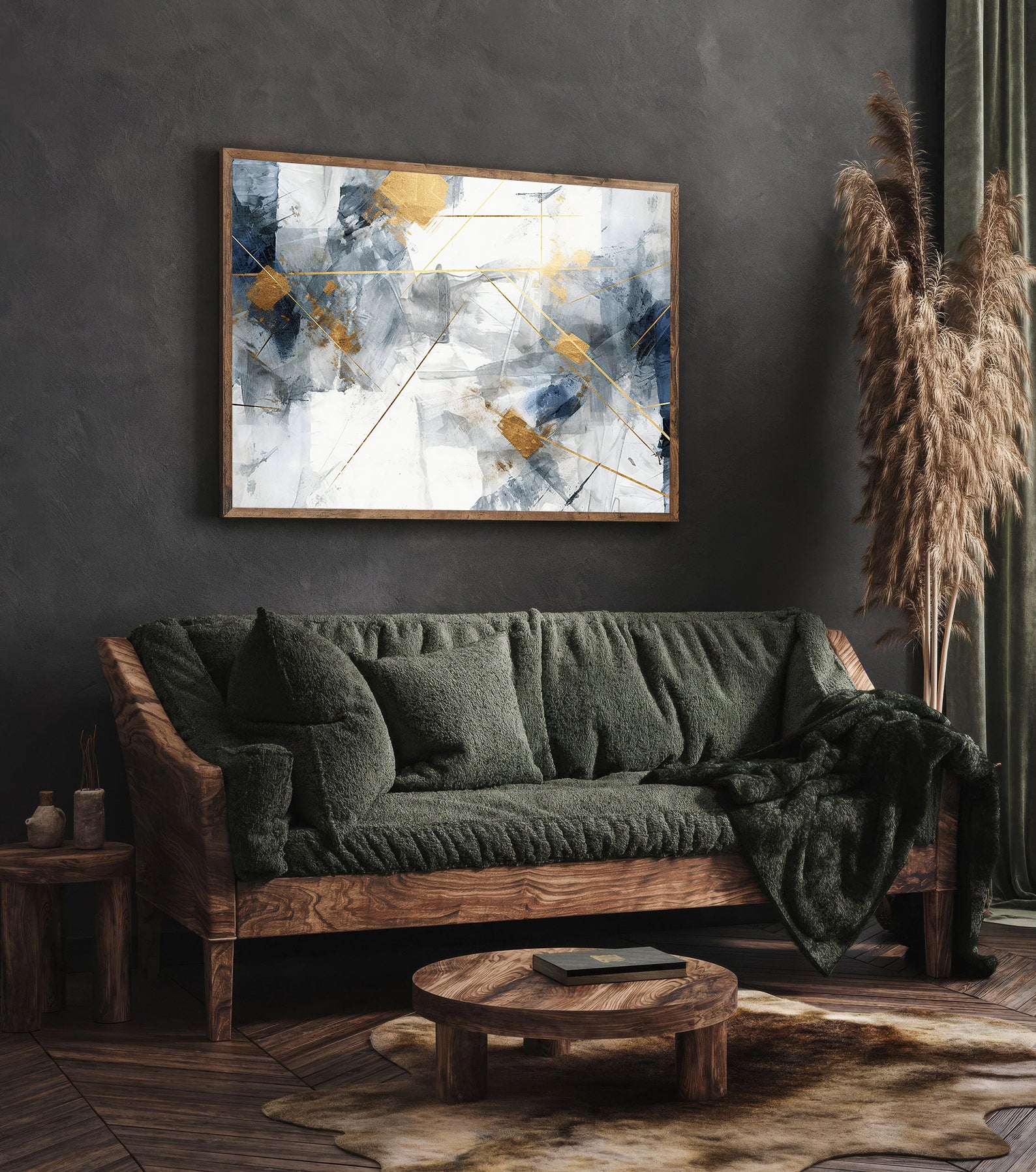 Peinture sur toile – Art géométrique abstrait