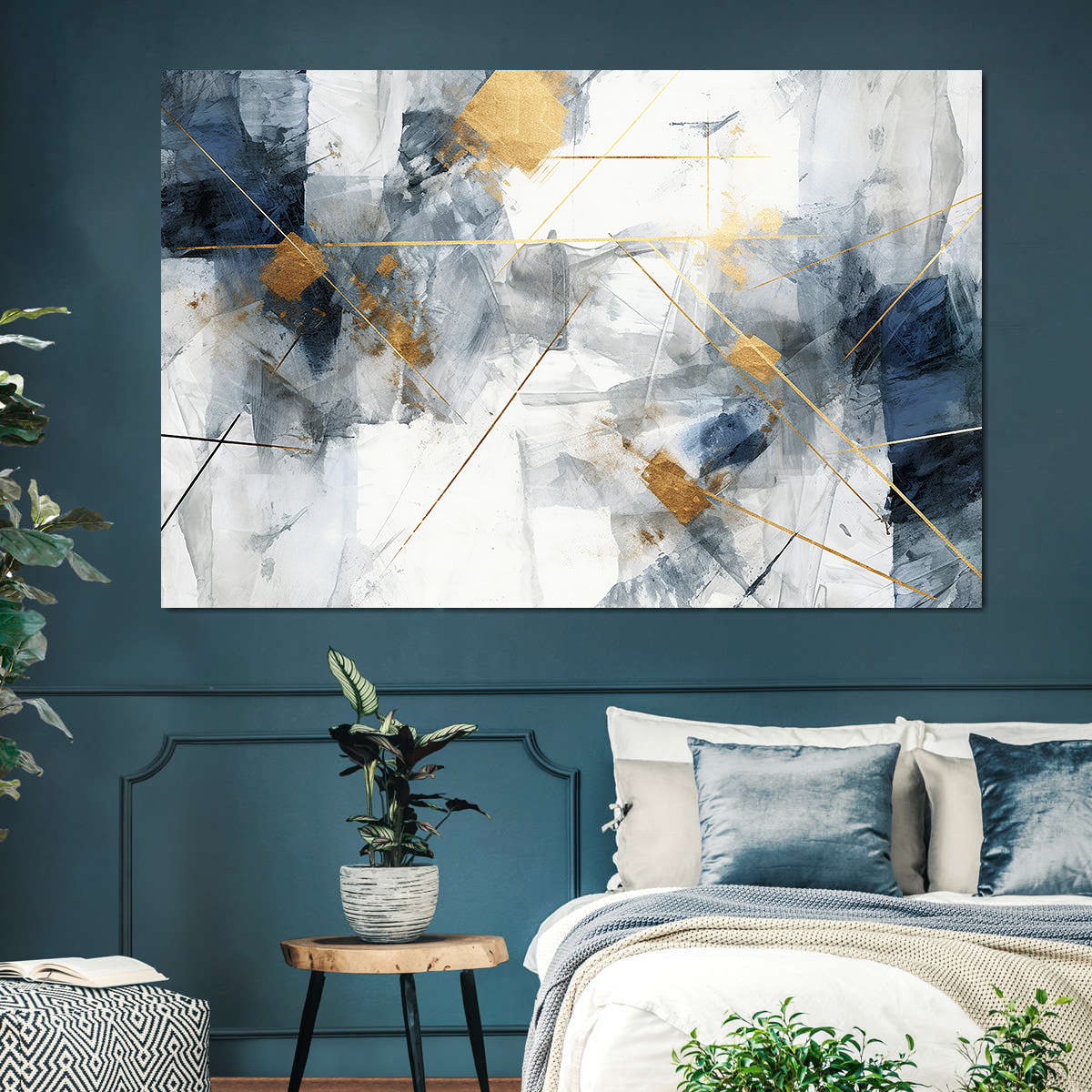 Peinture sur toile – Art géométrique abstrait