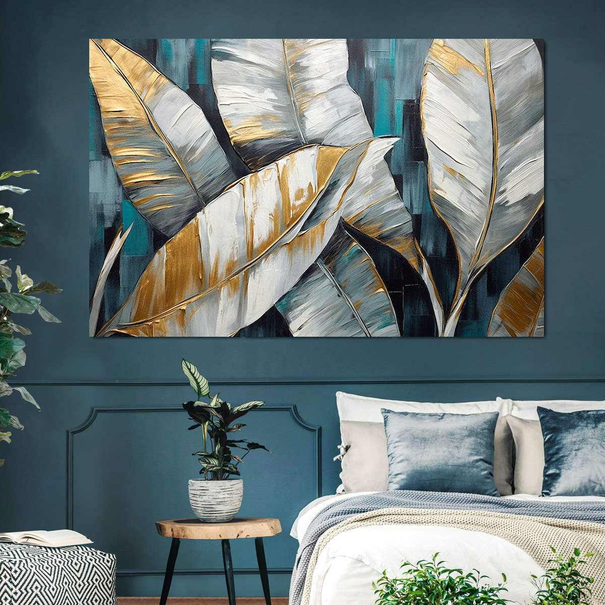 Tablou Canvas - Frunze Tropicale