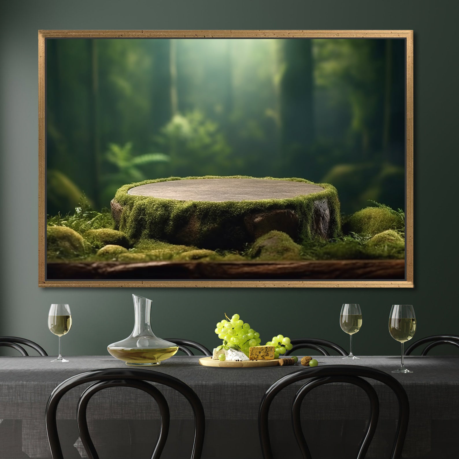 Peinture sur toile - Magie de la forêt