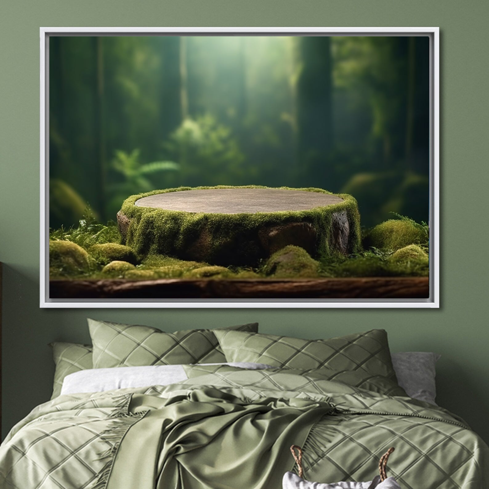 Peinture sur toile - Magie de la forêt