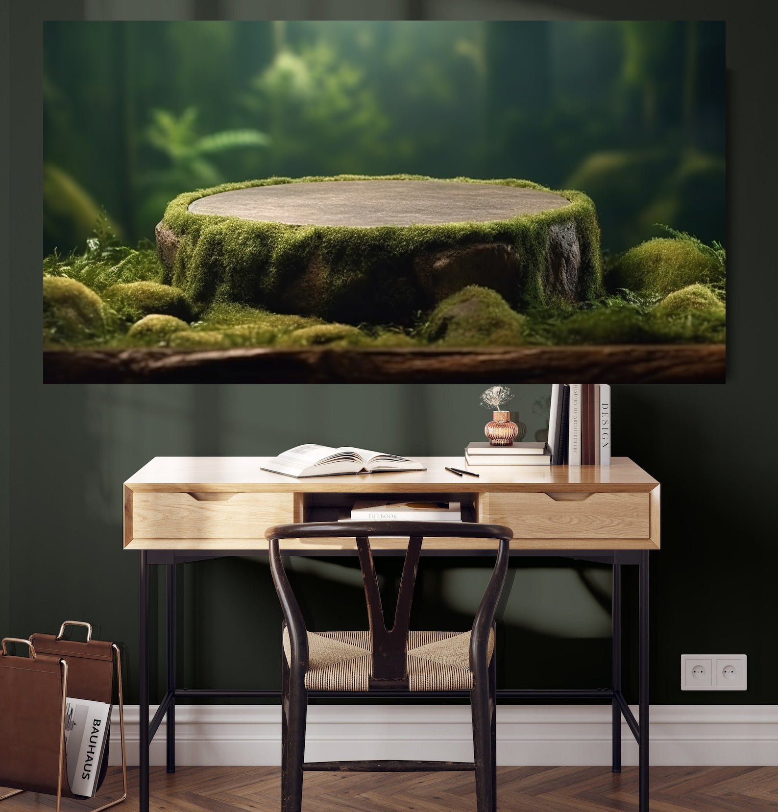 Peinture sur toile - Magie de la forêt