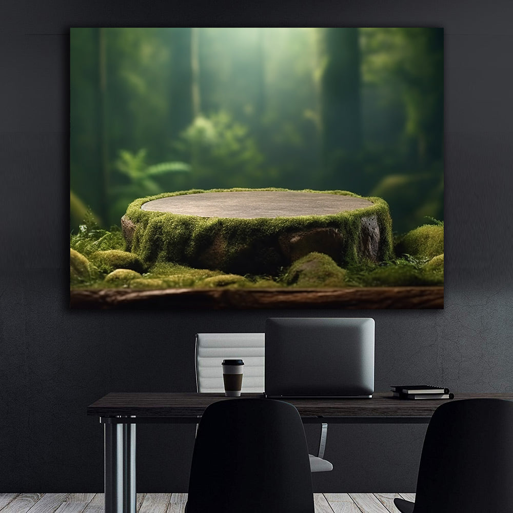 Peinture sur toile - Magie de la forêt