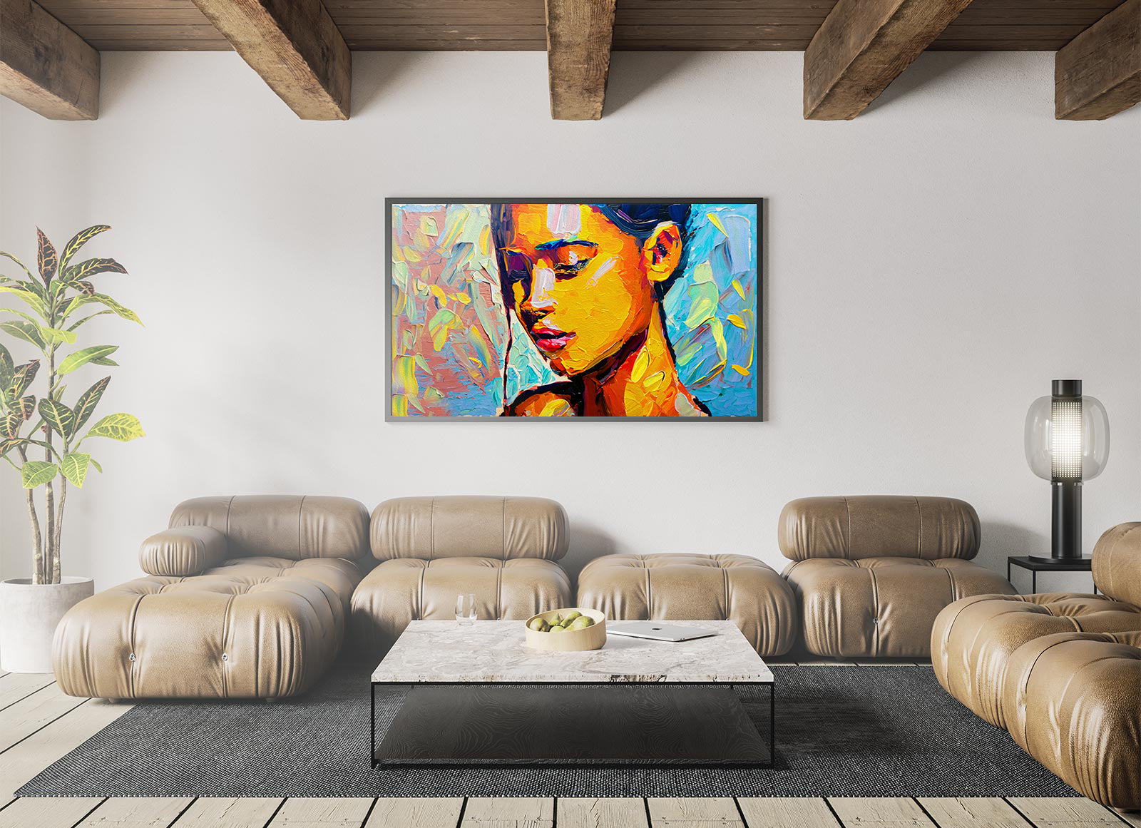 Tablou Canvas - Portret Abstract Modern