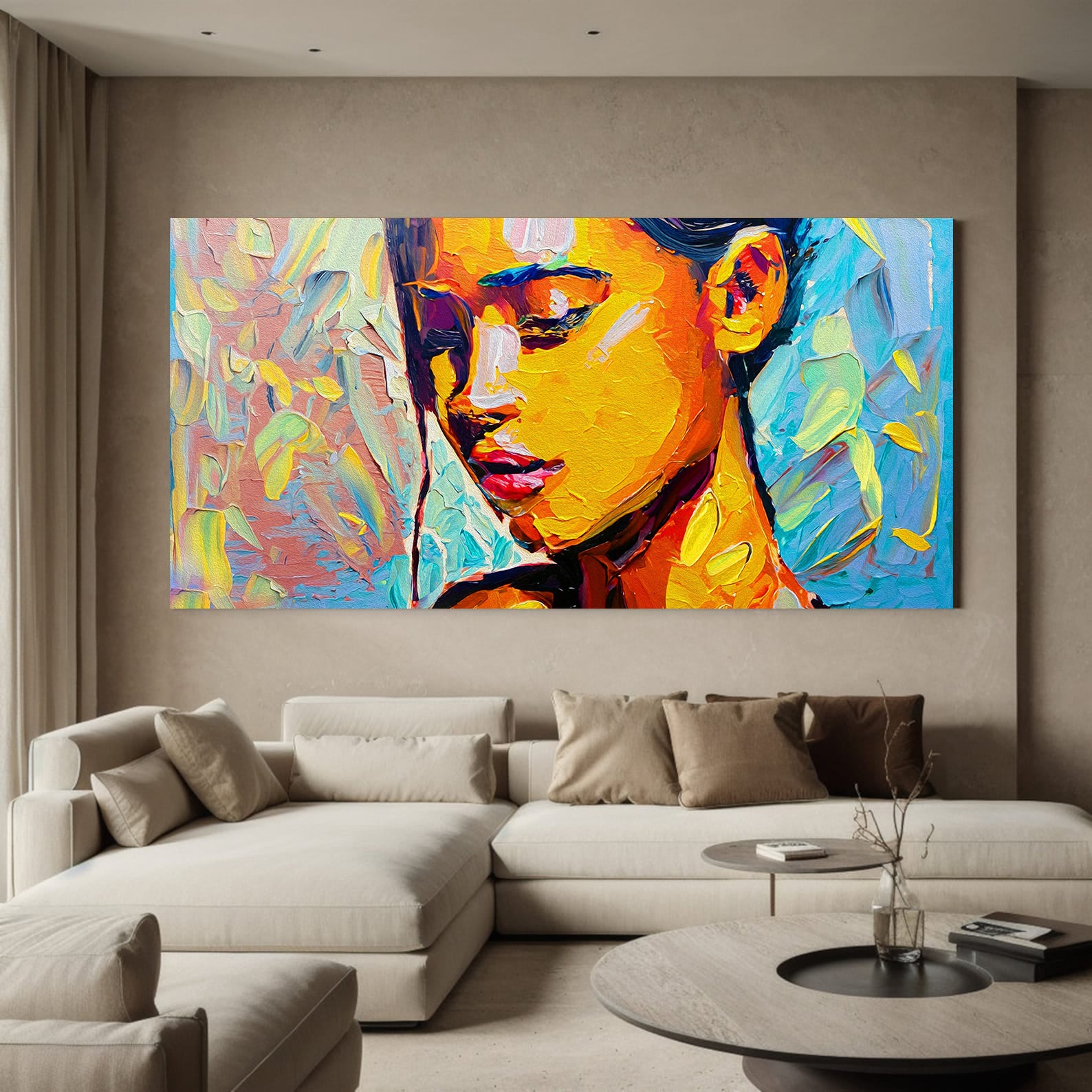 Tablou Canvas - Portret Abstract Modern