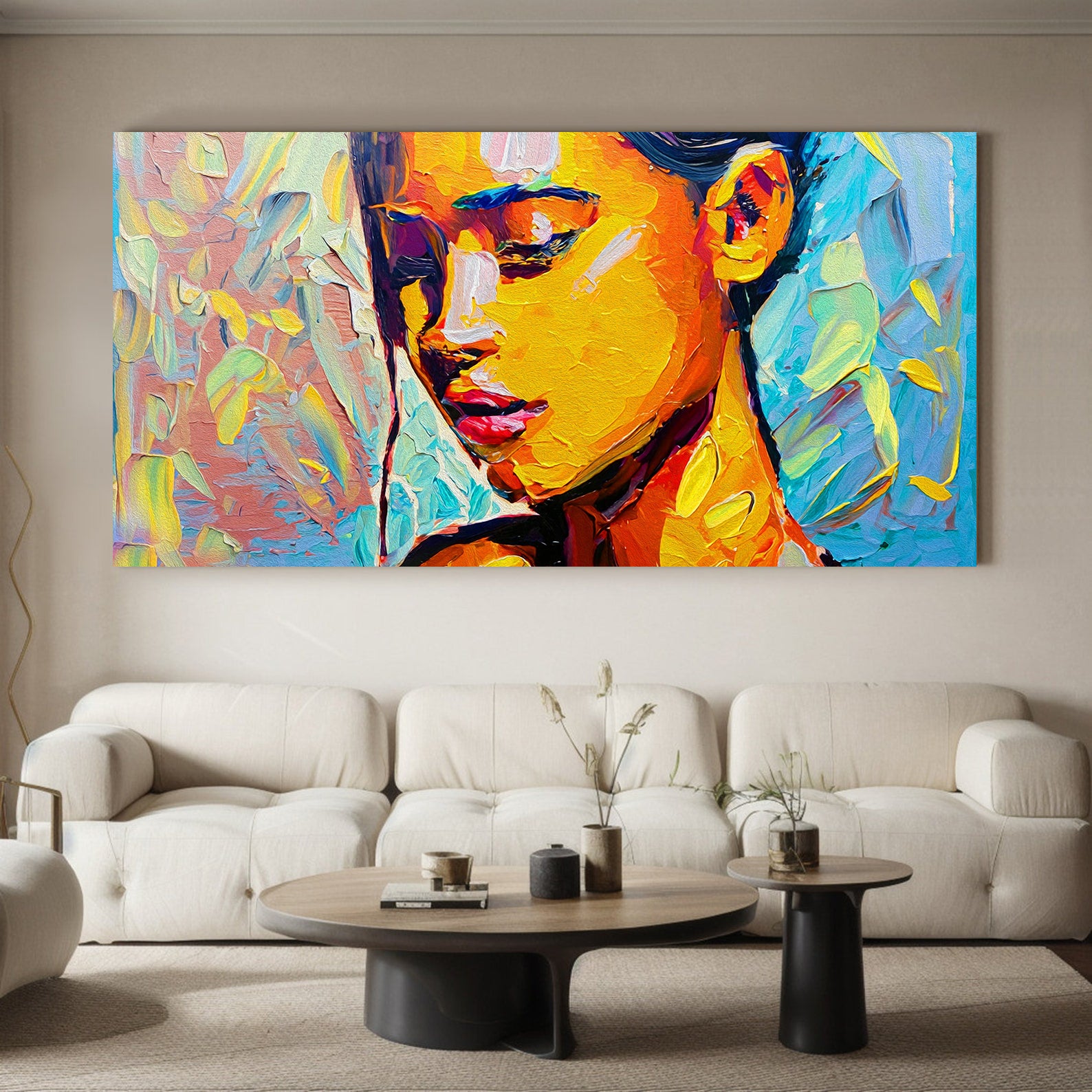 Tablou Canvas - Portret Abstract Modern