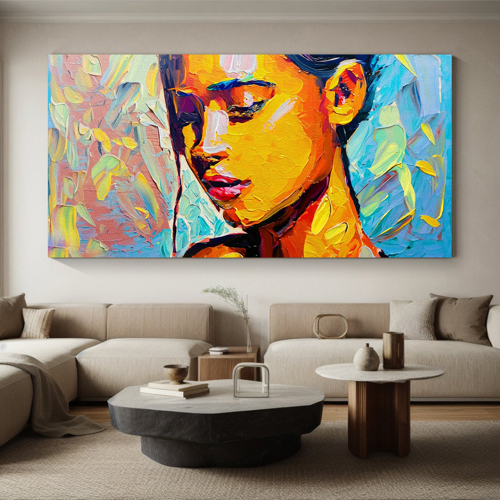 Tablou Canvas - Portret Abstract Modern