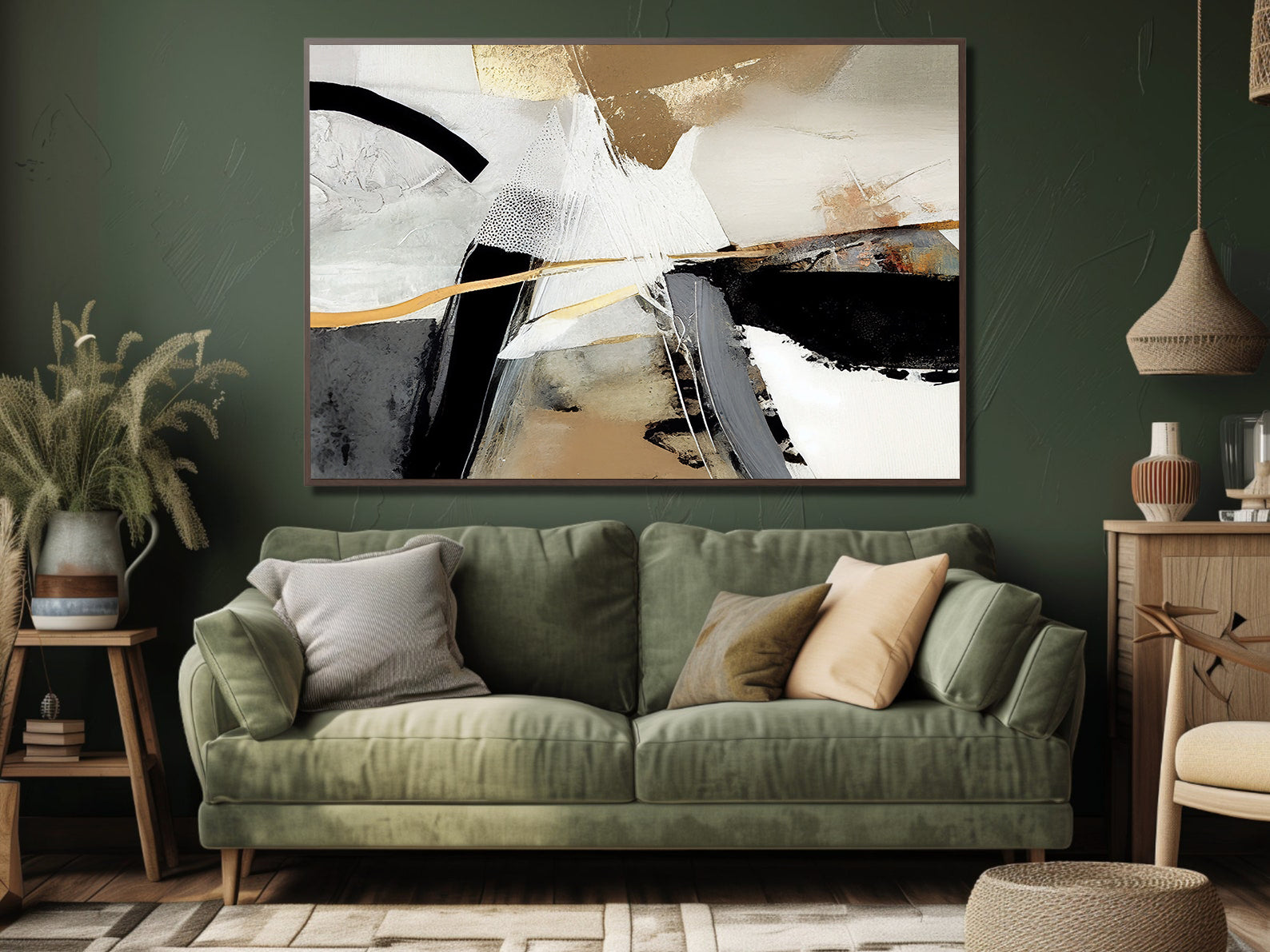 Tablou Canvas - Tranquillizing Gold