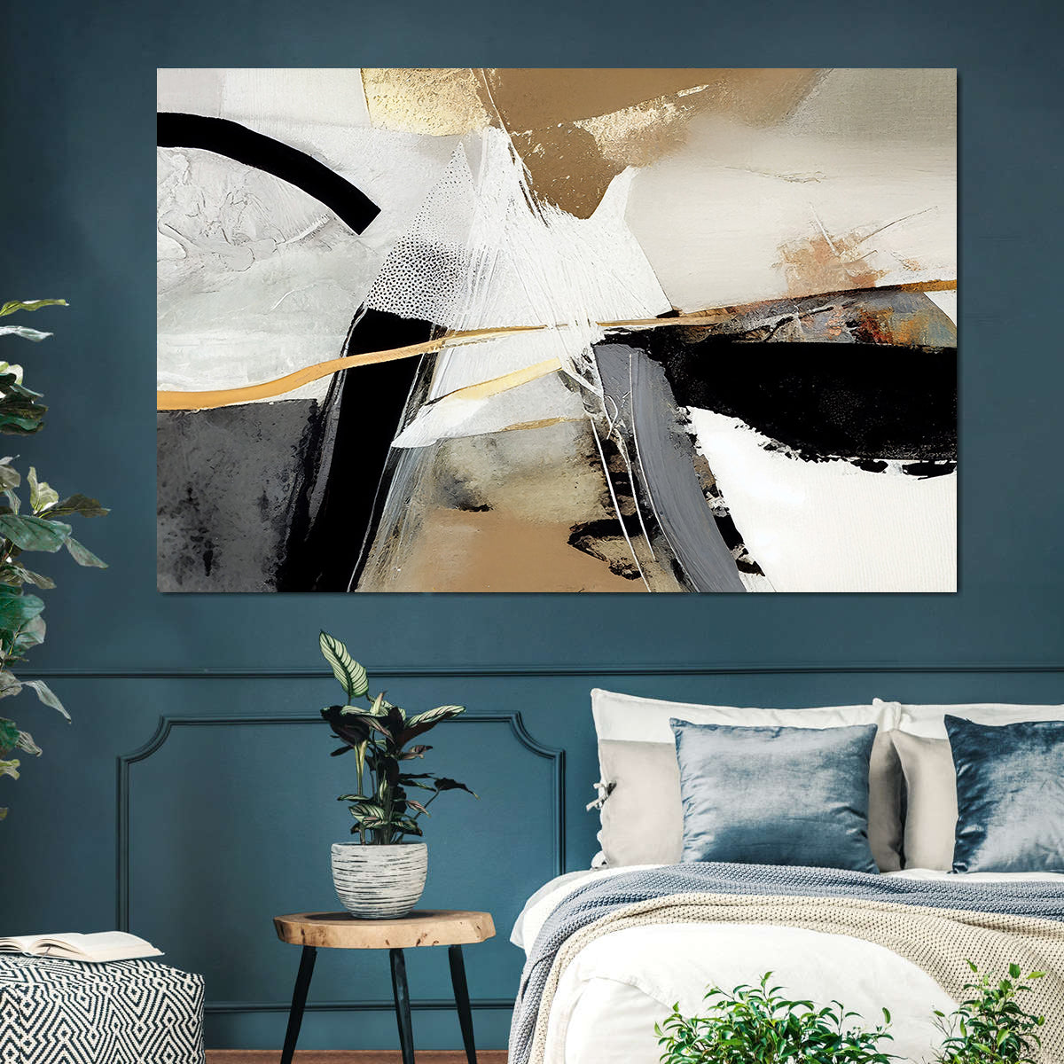 Tablou Canvas - Tranquillizing Gold