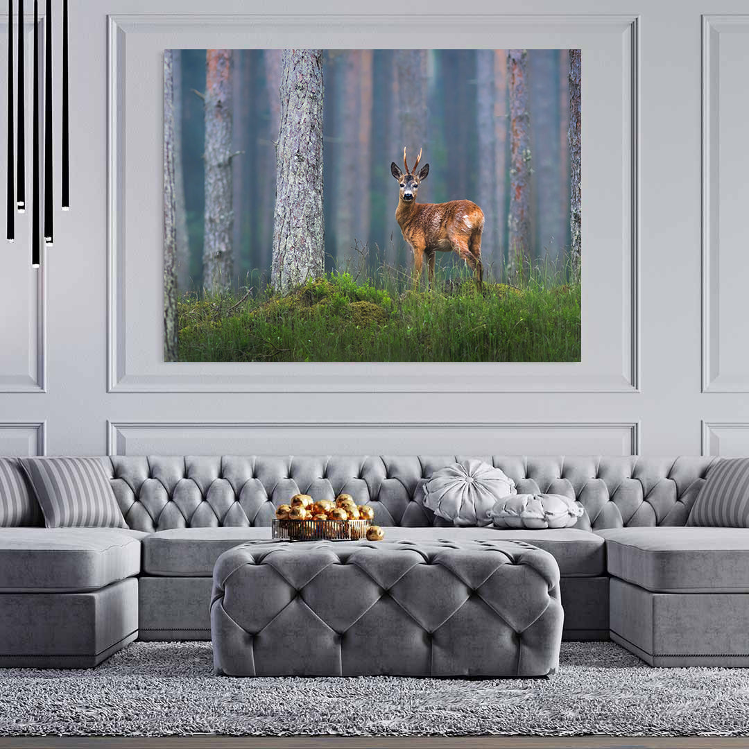 Tablou Canvas - Căprioară în Pădure