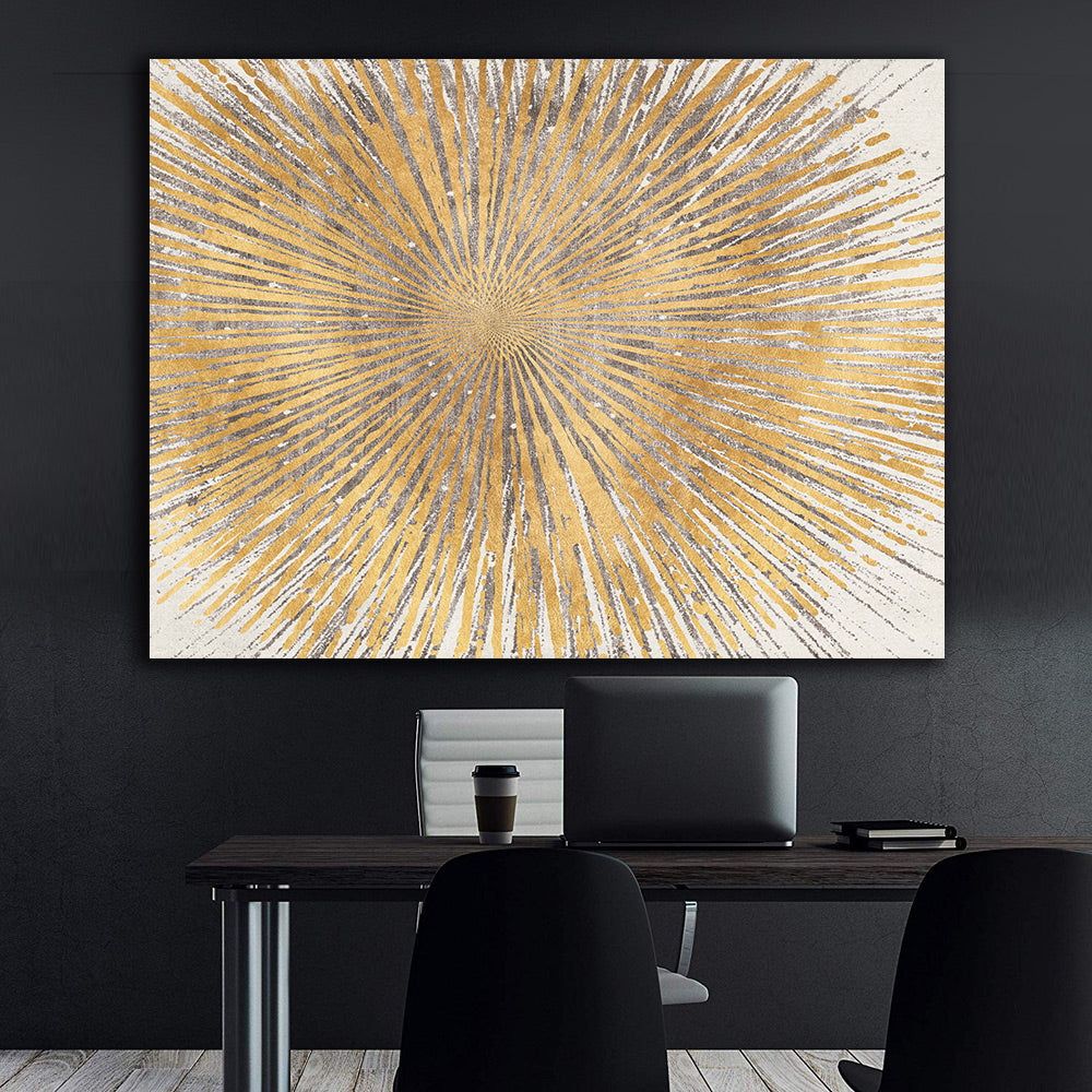 Tableau sur toile - Étoile dorée