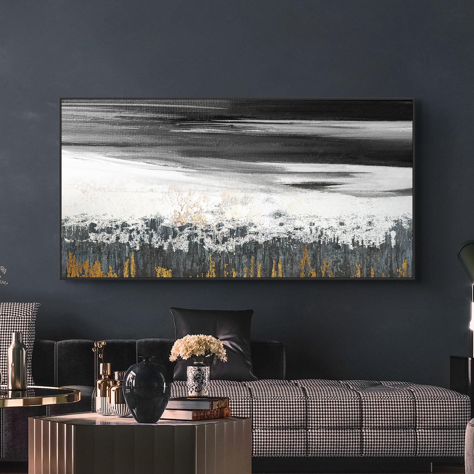 Tablou Canvas - Gold Abstract ARt